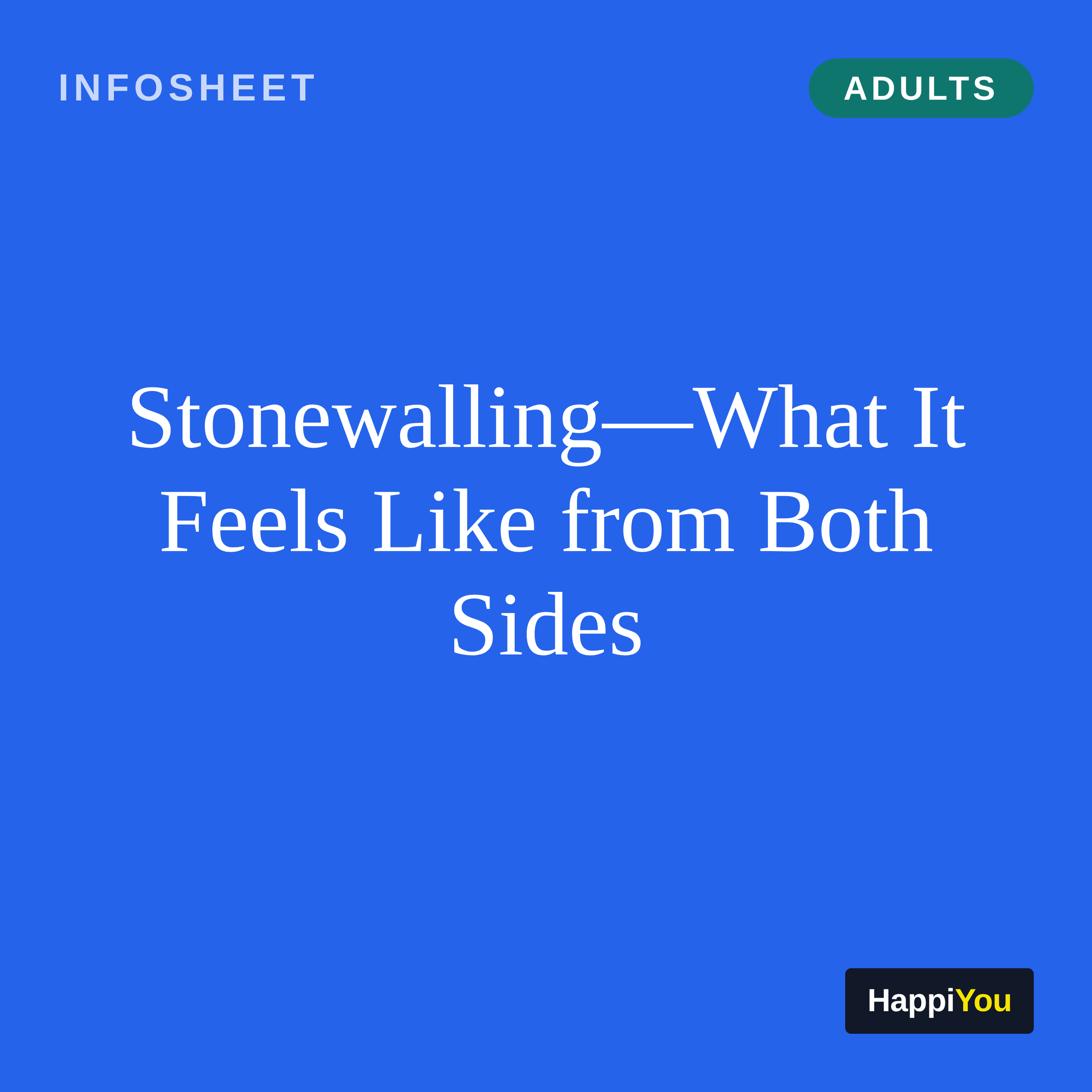 Stonewalling