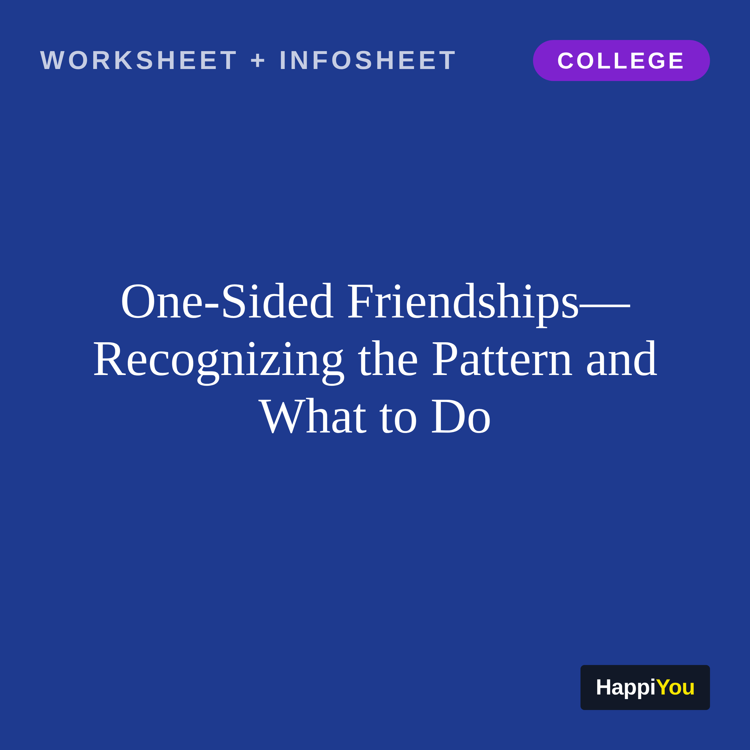 One-sided Friendships