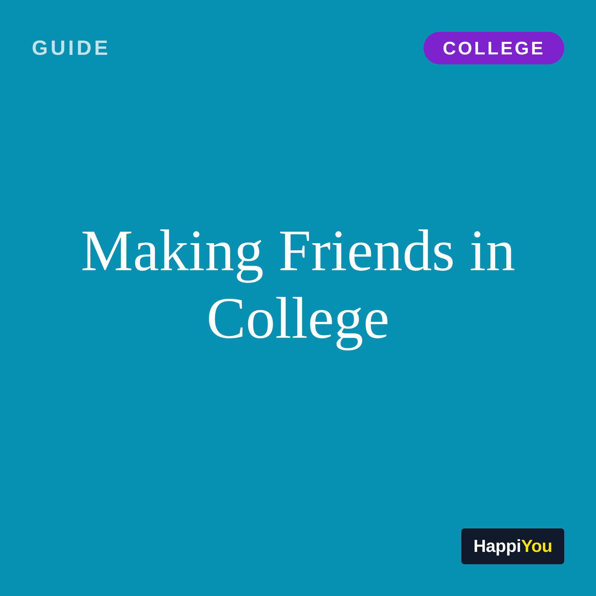 Making Friends as an Adult