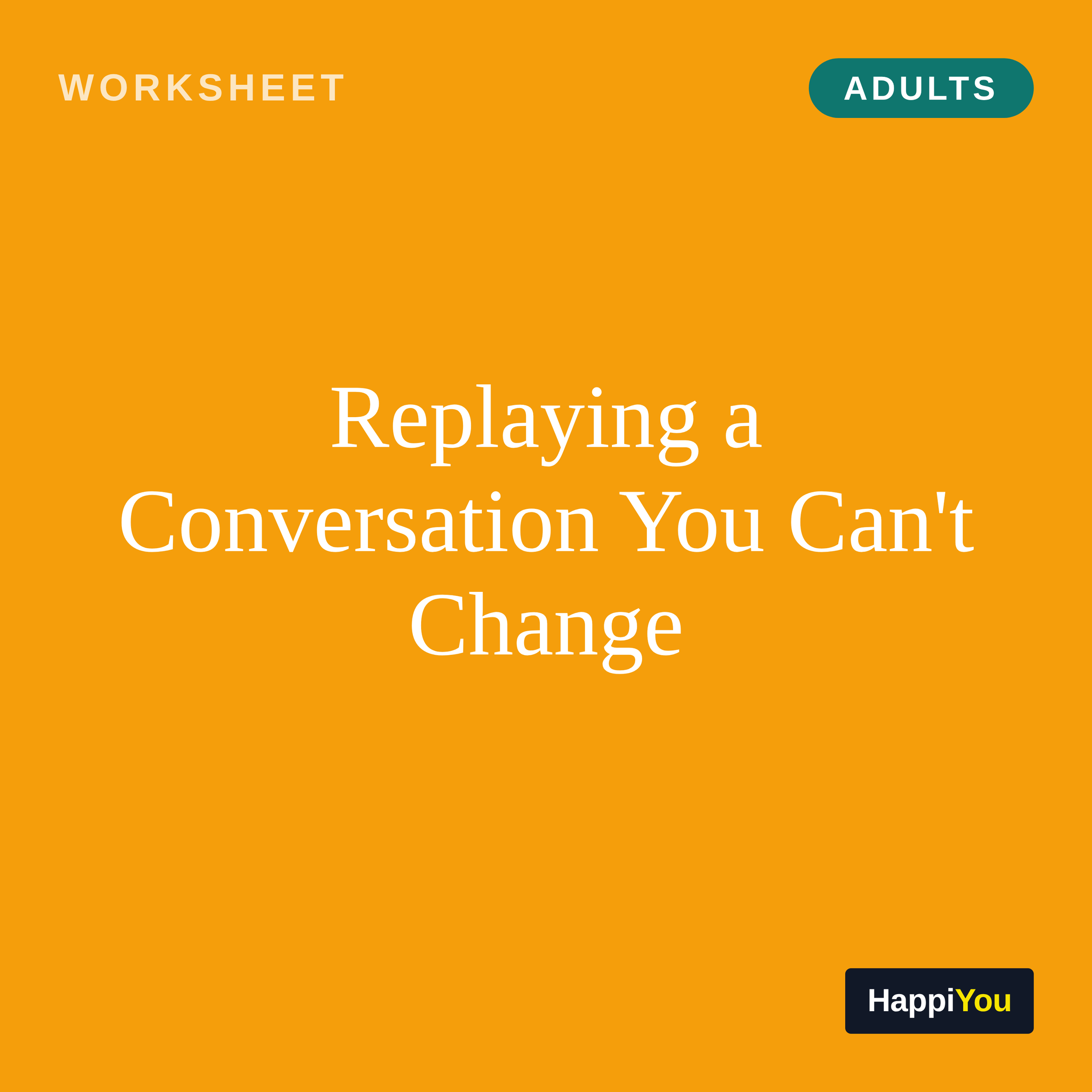 Replaying a Conversation You Can't Change