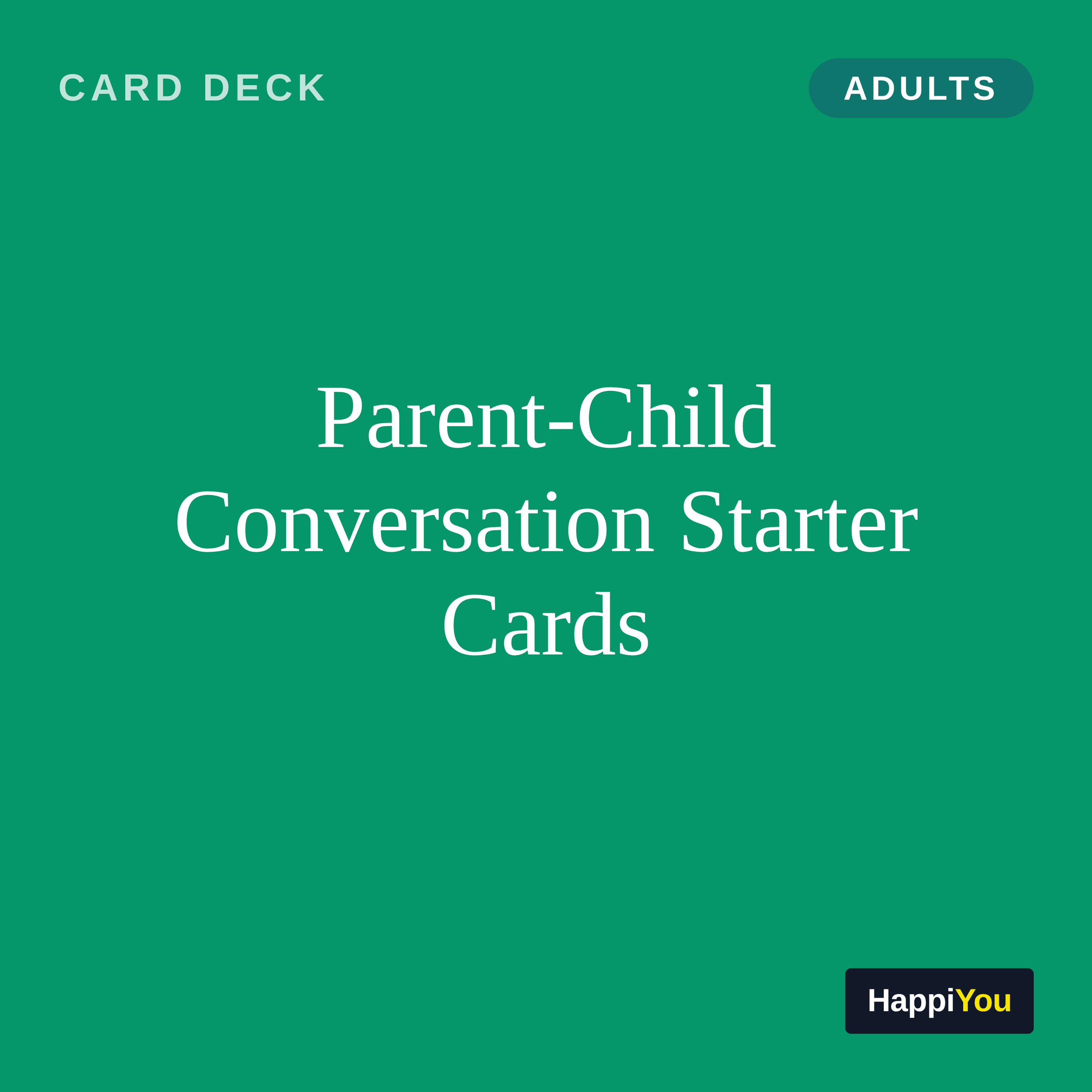 Parent-Child Conversation Starter Cards