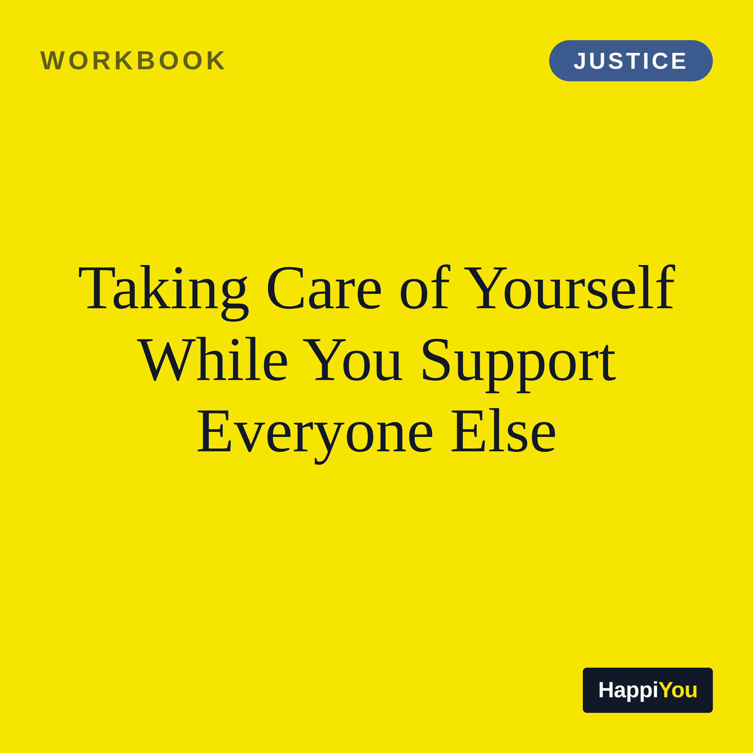 Taking Care of Yourself While You Support Everyone Else