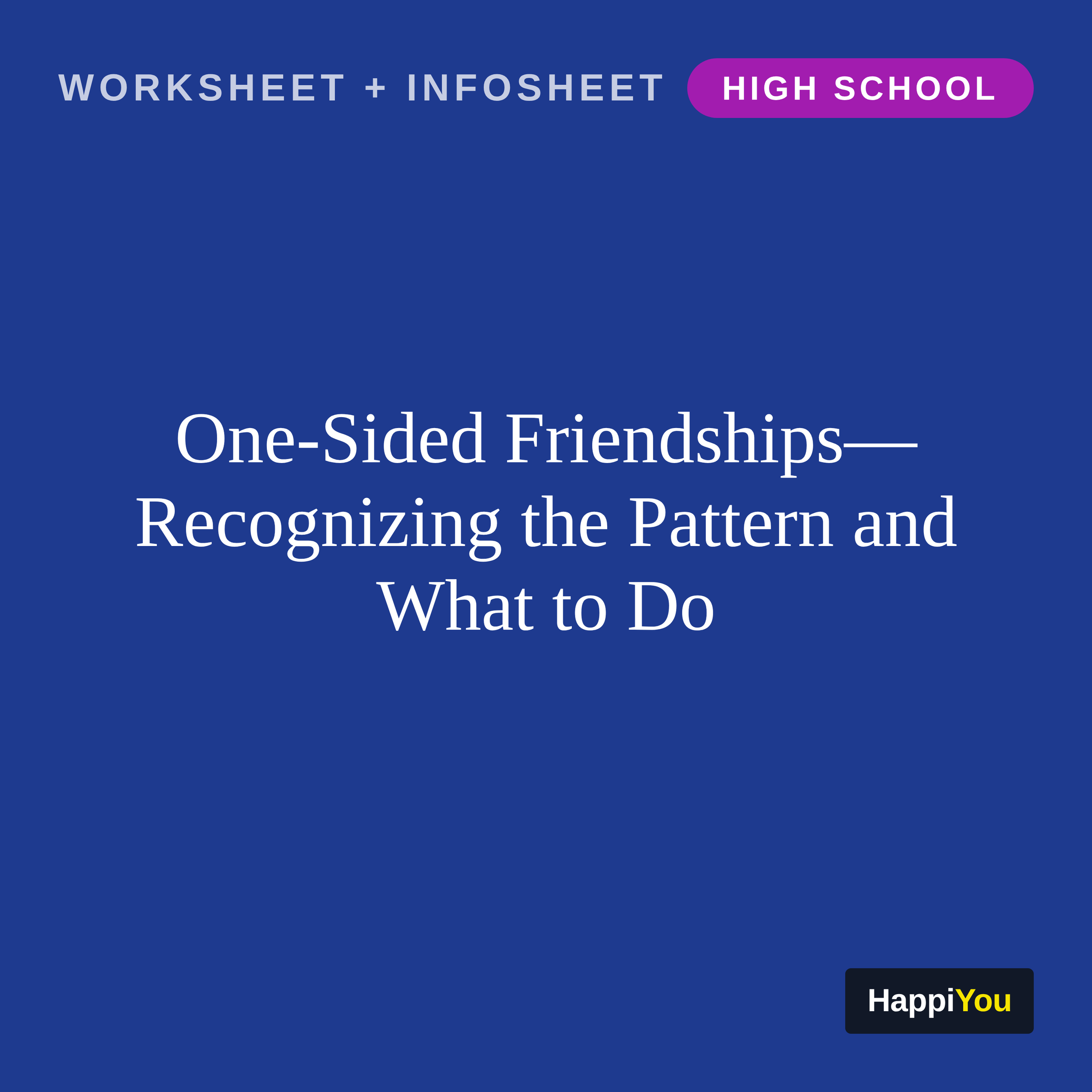 One-sided Friendships