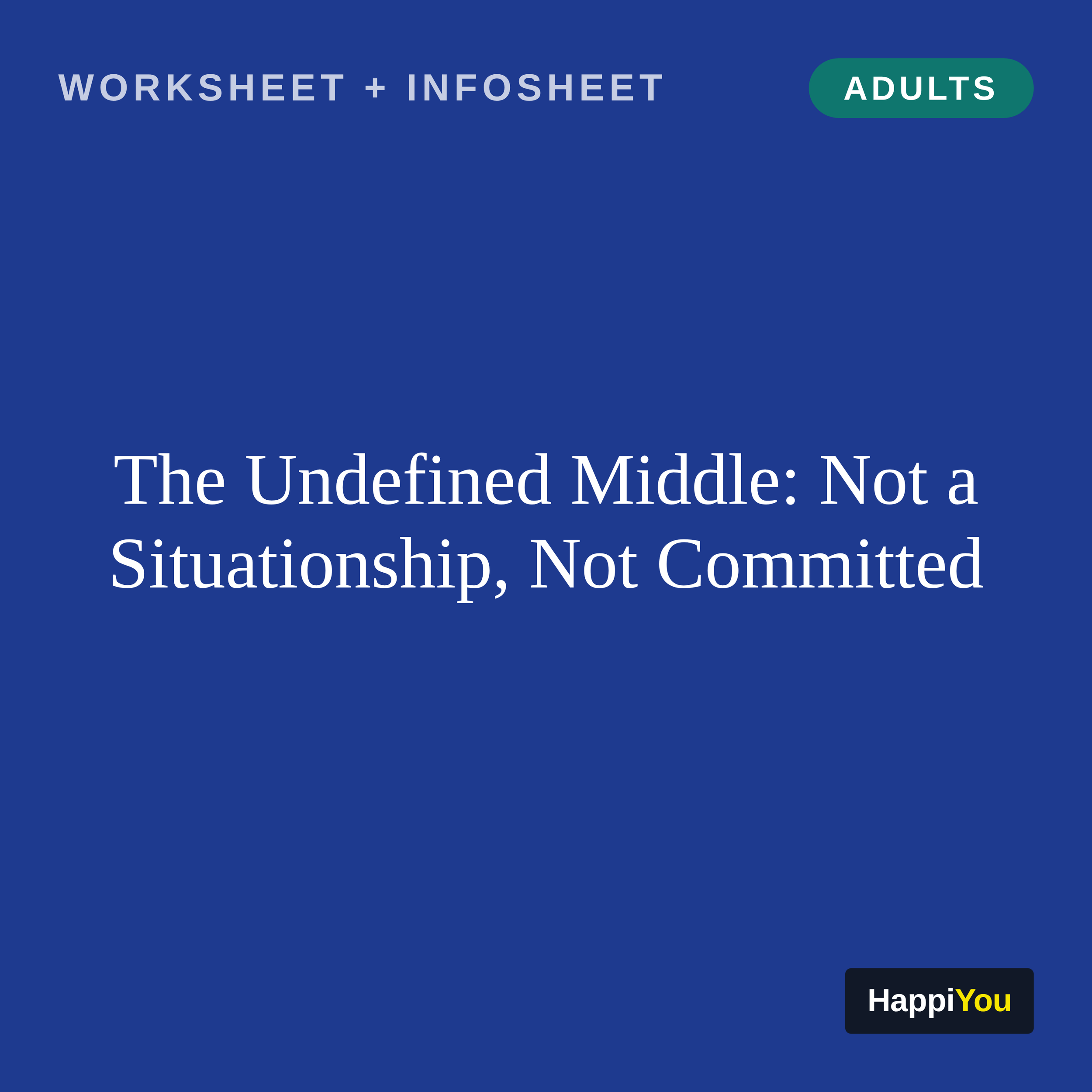 The Undefined Middle