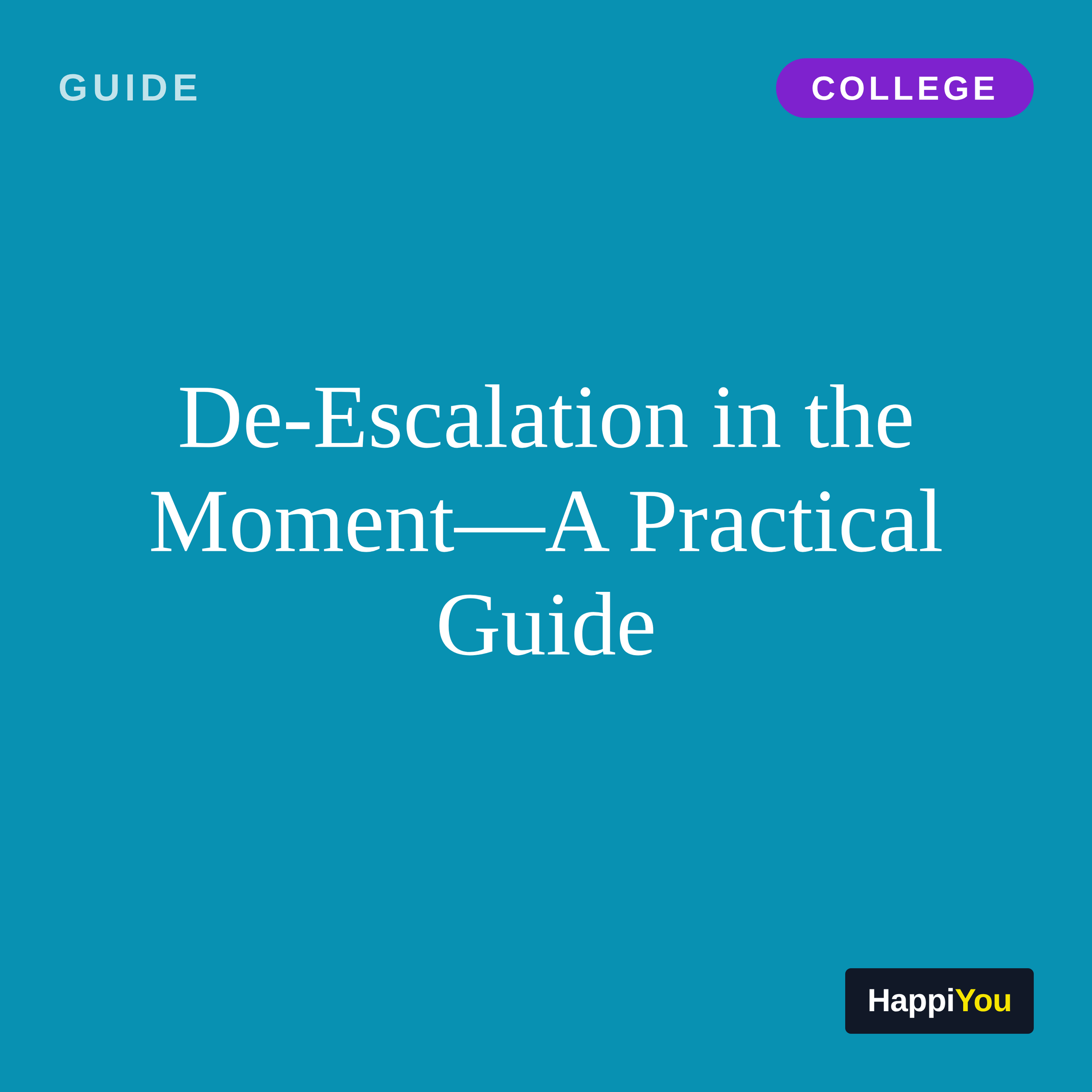 De-escalation in the Moment