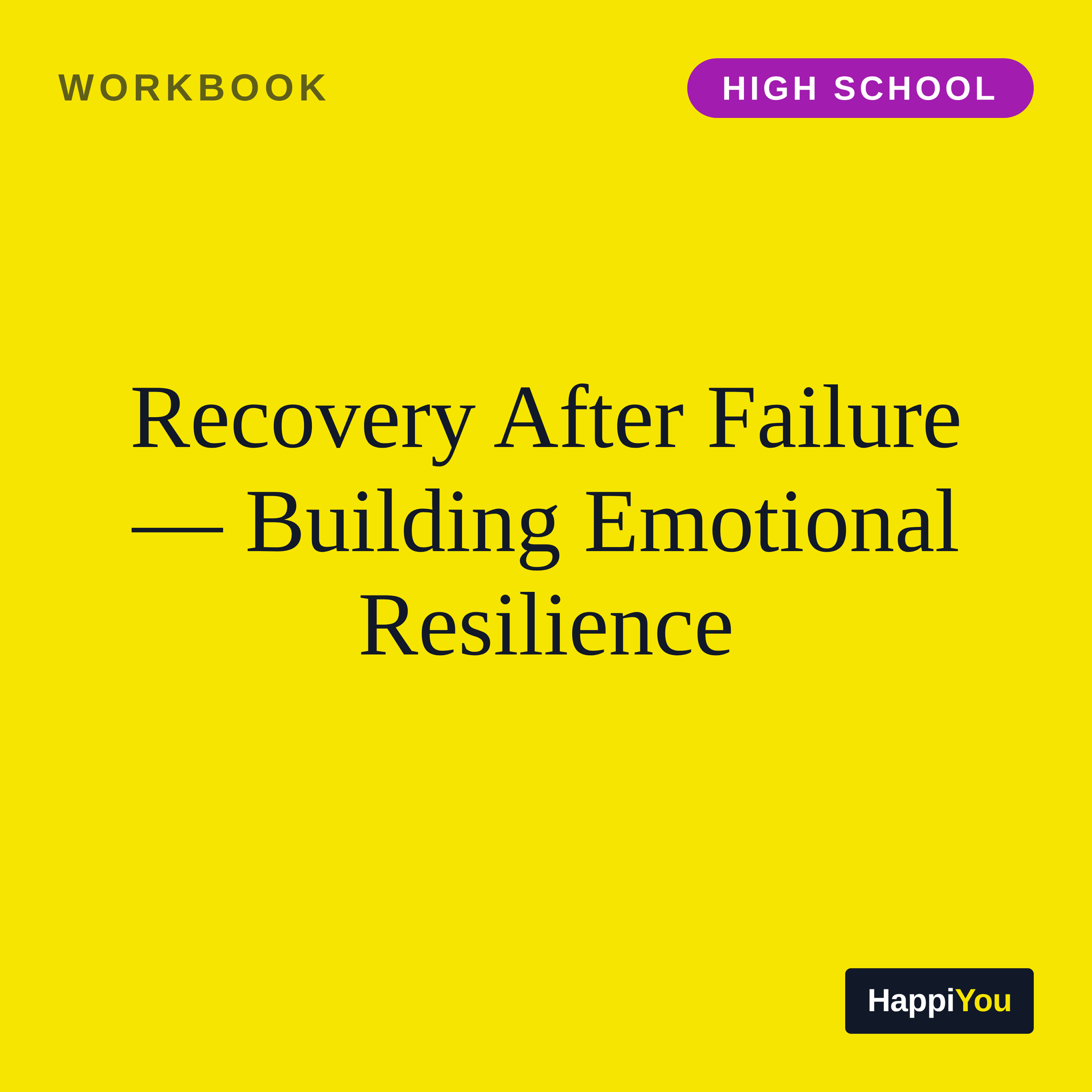 Recovery After Failure