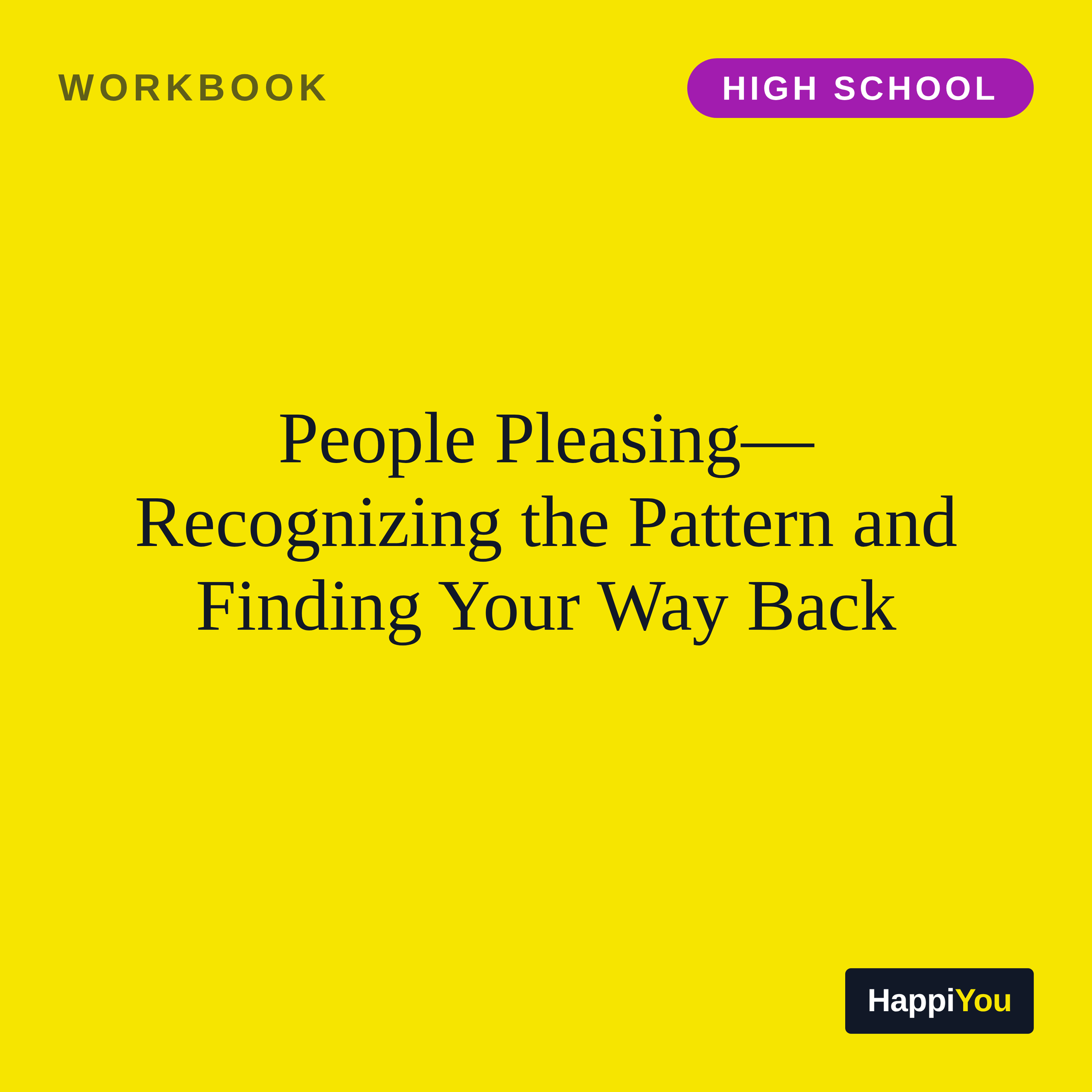 People Pleasing