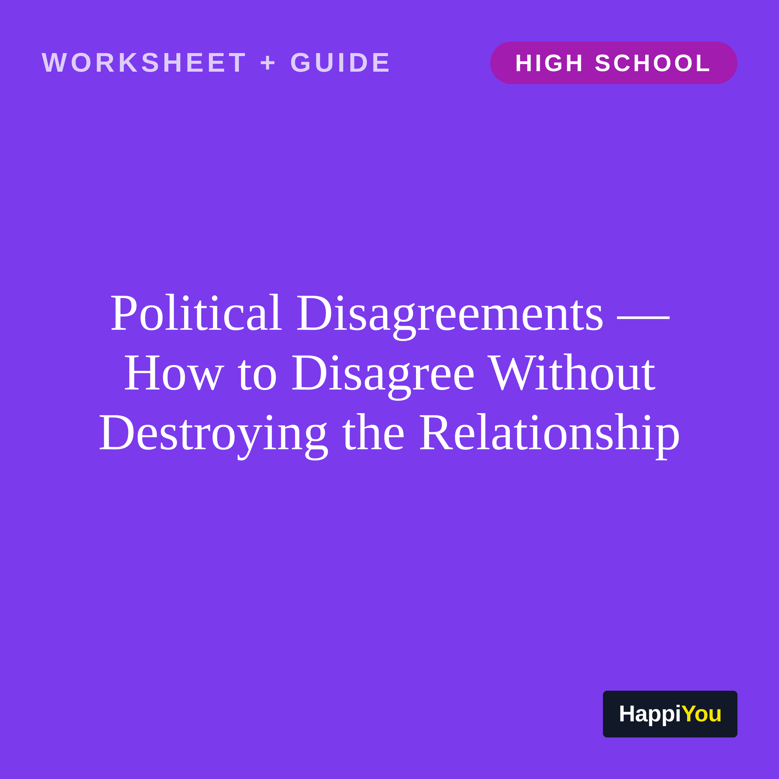 Political Disagreements