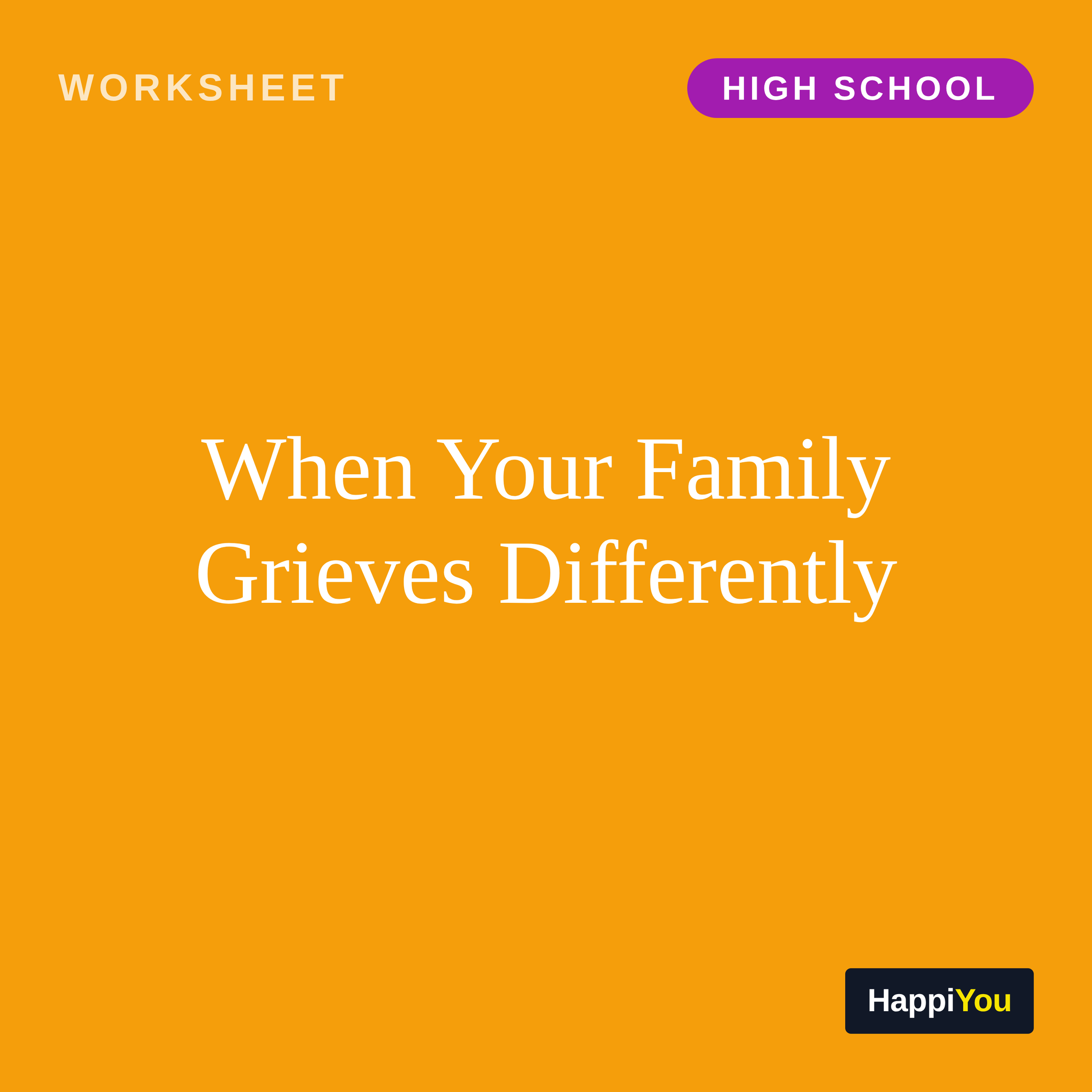 When Your Family Grieves Differently