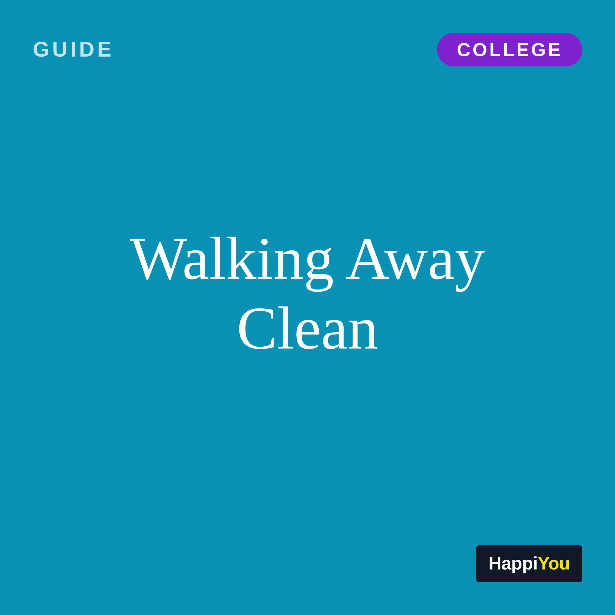 The Courage to Walk Away with Dignity