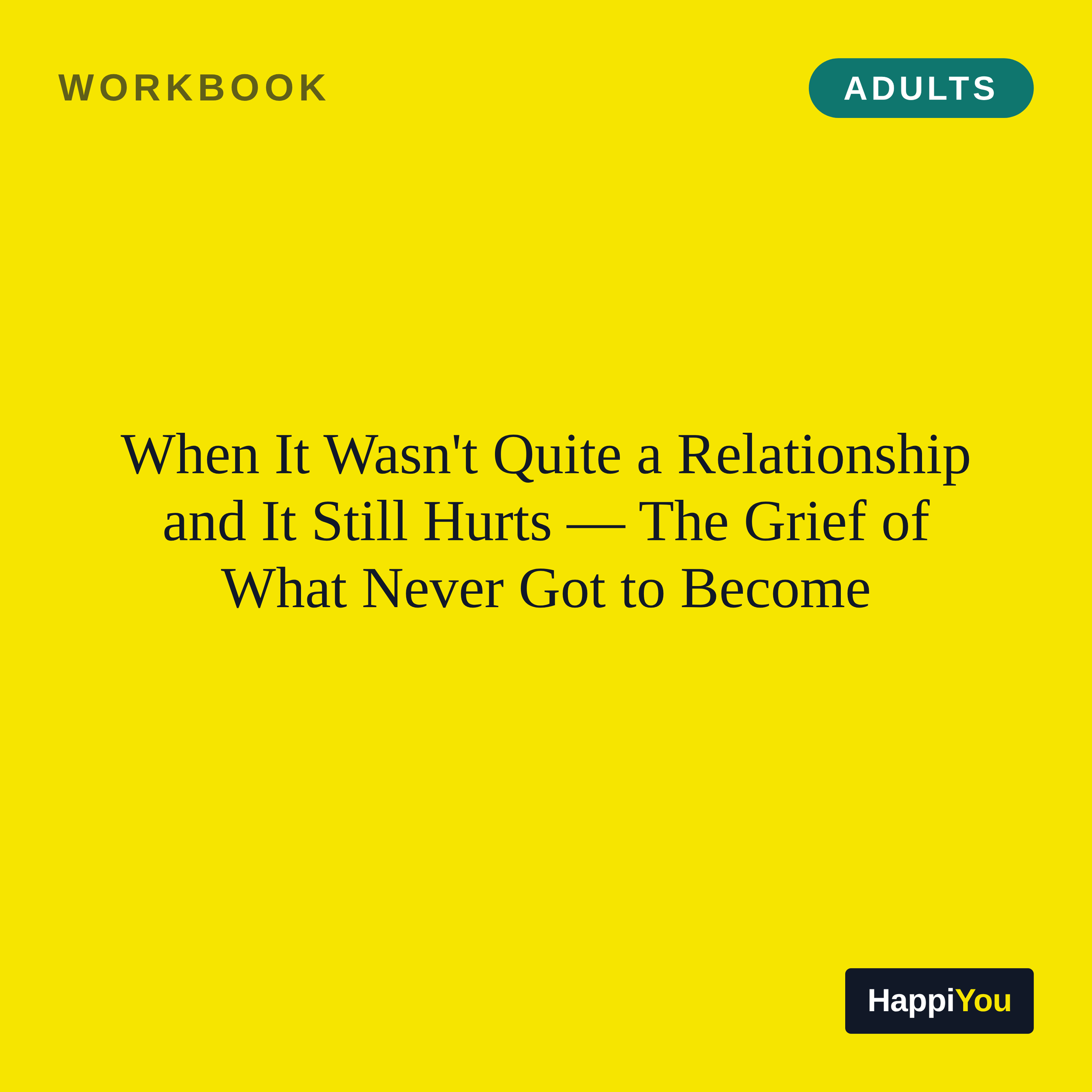 When It Was Not Quite a Relationship and It Still Hurts the Grief of Something That Did Not Get to Become Anything