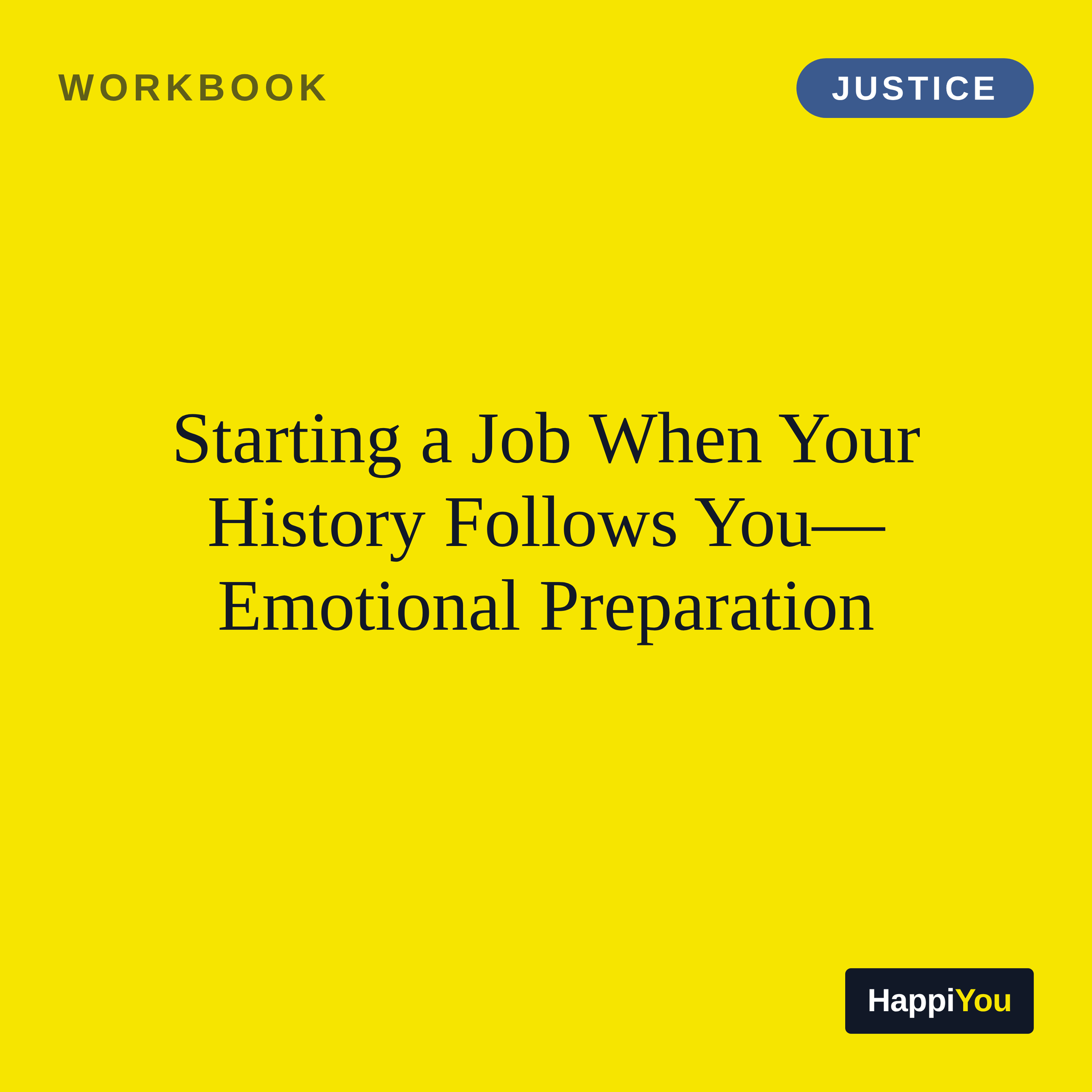 Starting a Job When Your History Follows You