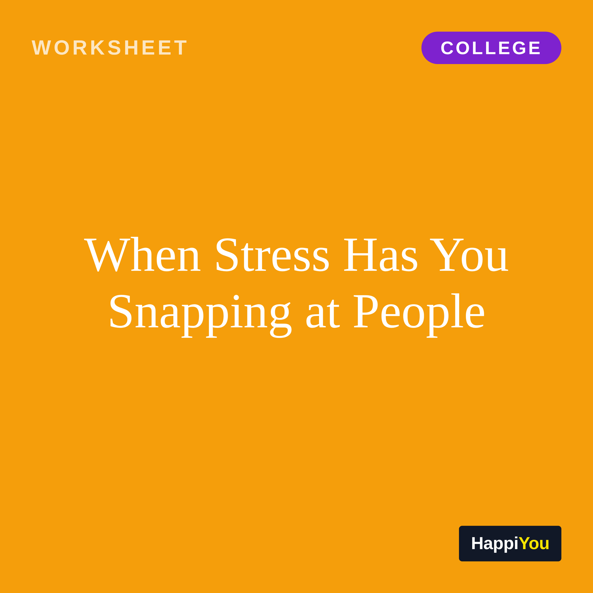 Academic Stress and Its Relational Spillover