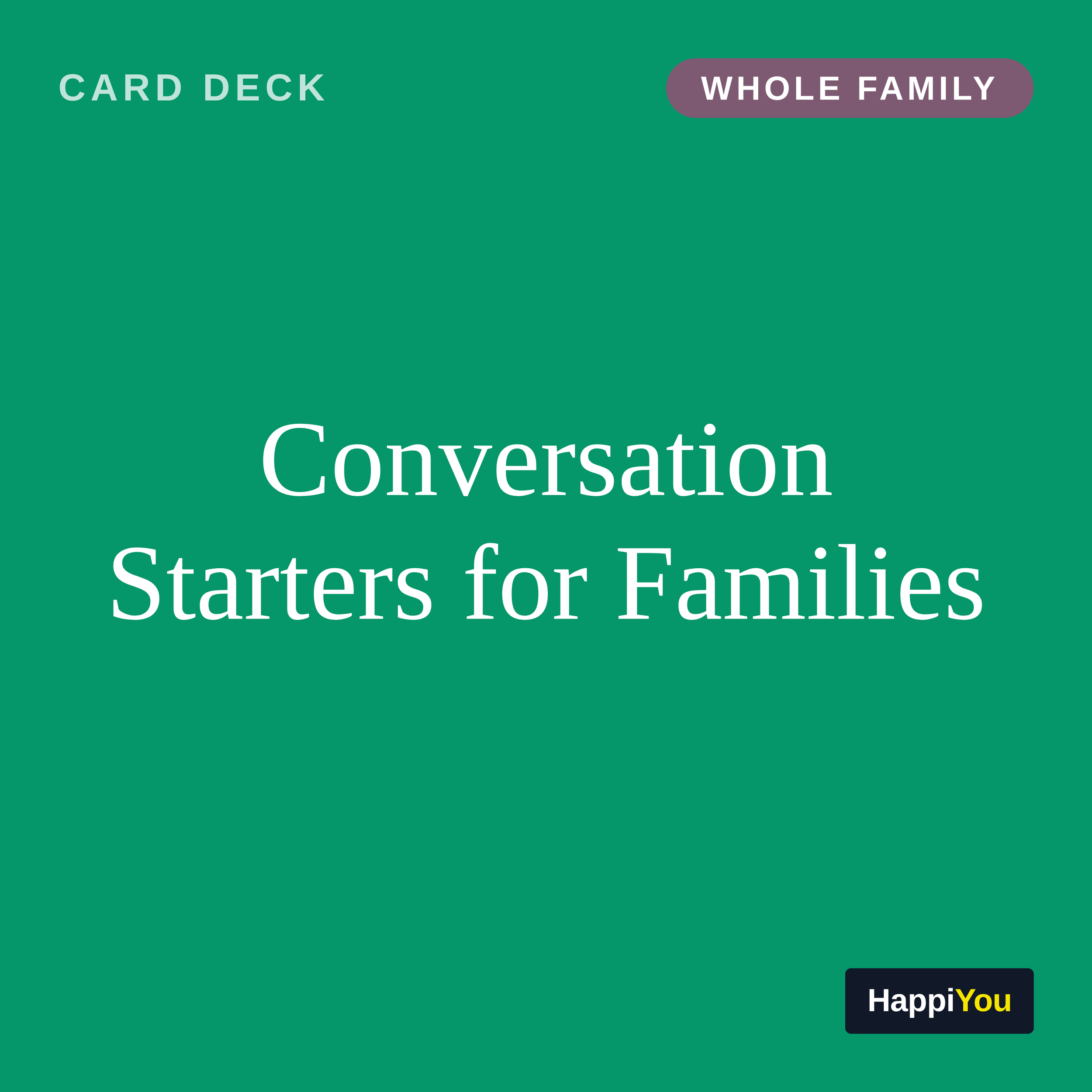 Conversation Starters for Families