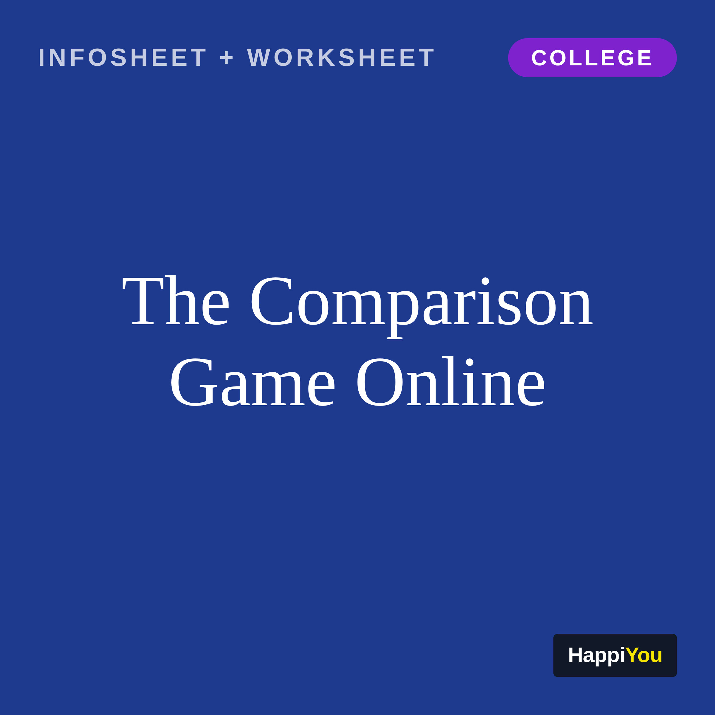 The Comparison Game Online