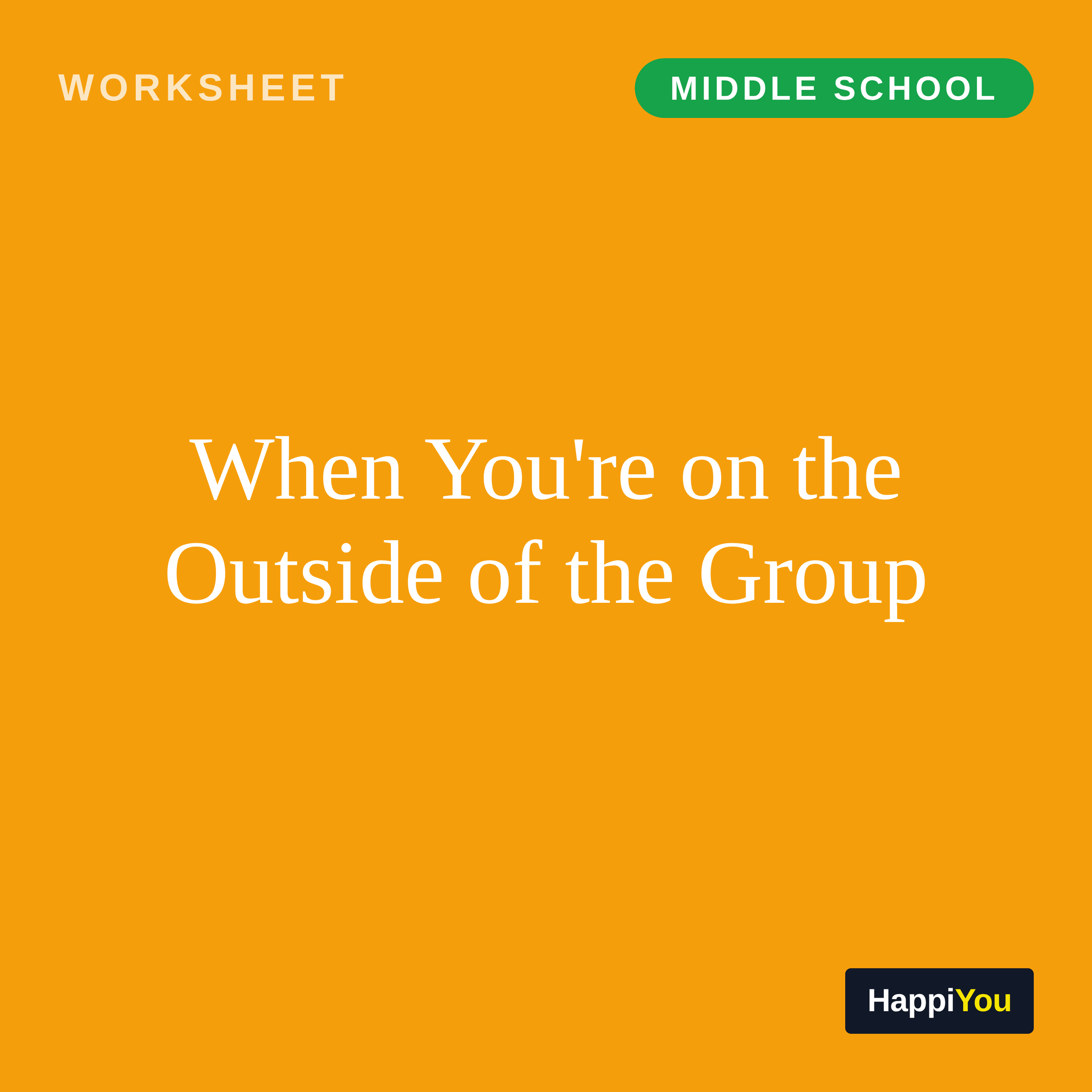 When You're on the Outside of the Group