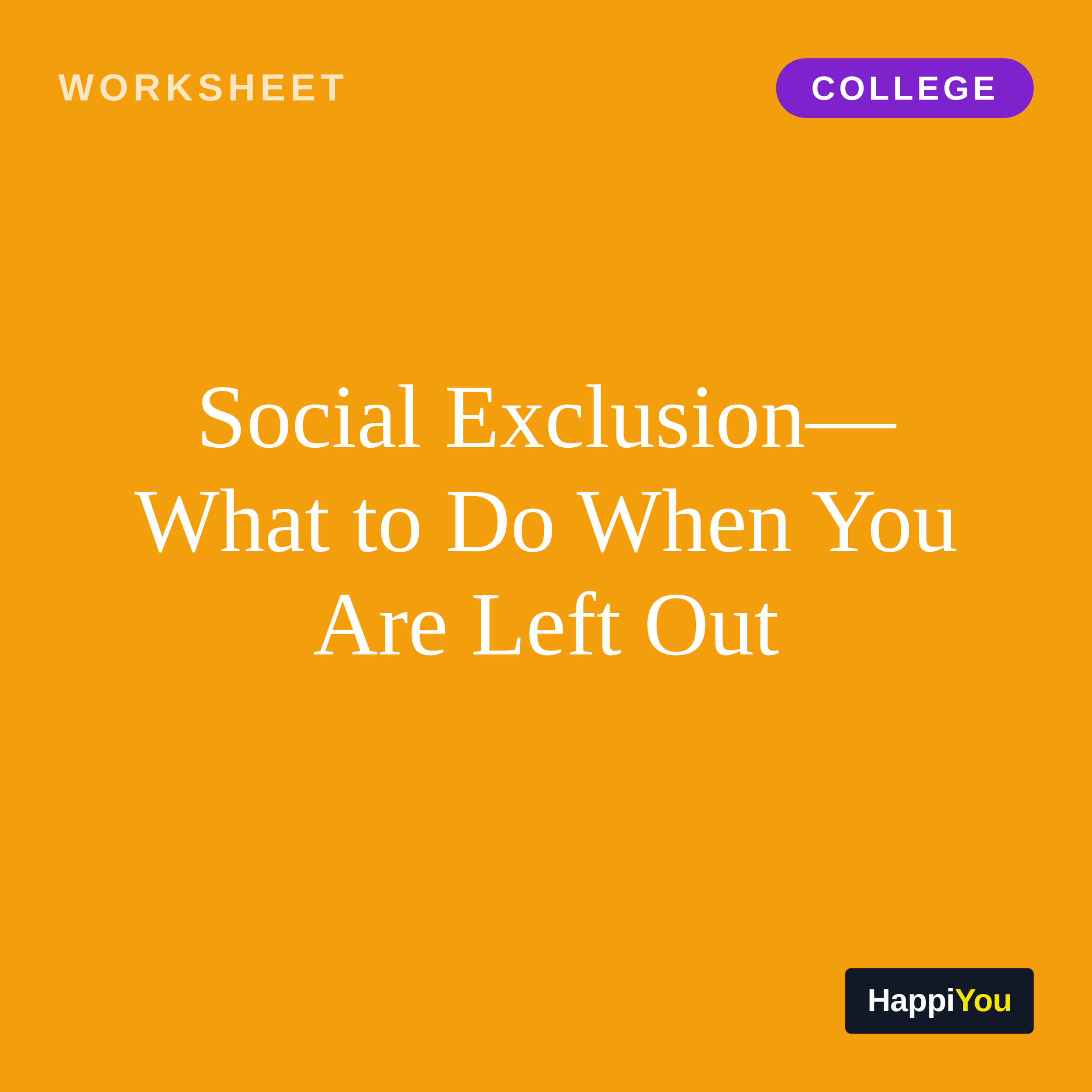 Social Exclusion