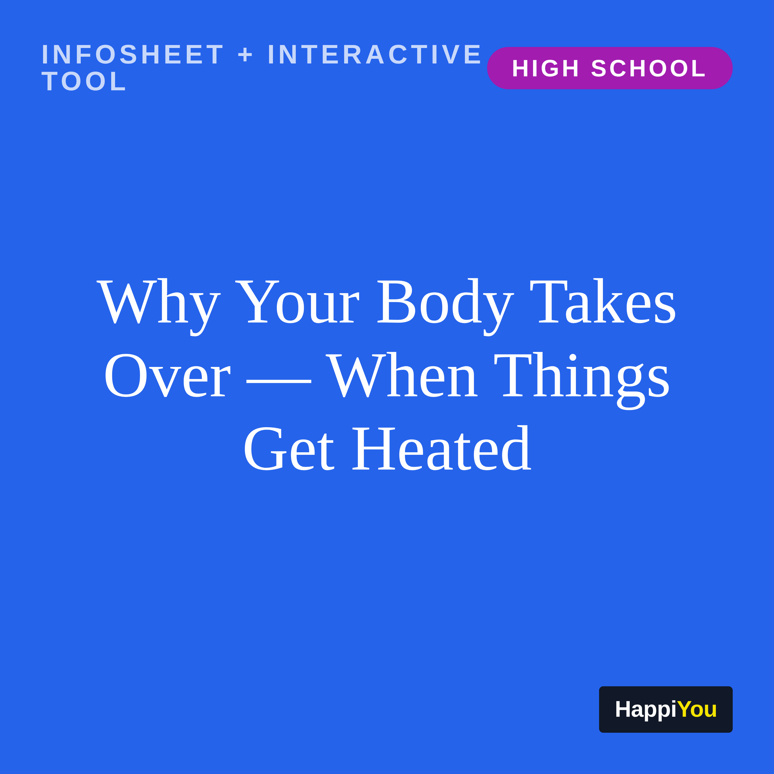 What Your Nervous System Is Doing in Conflict