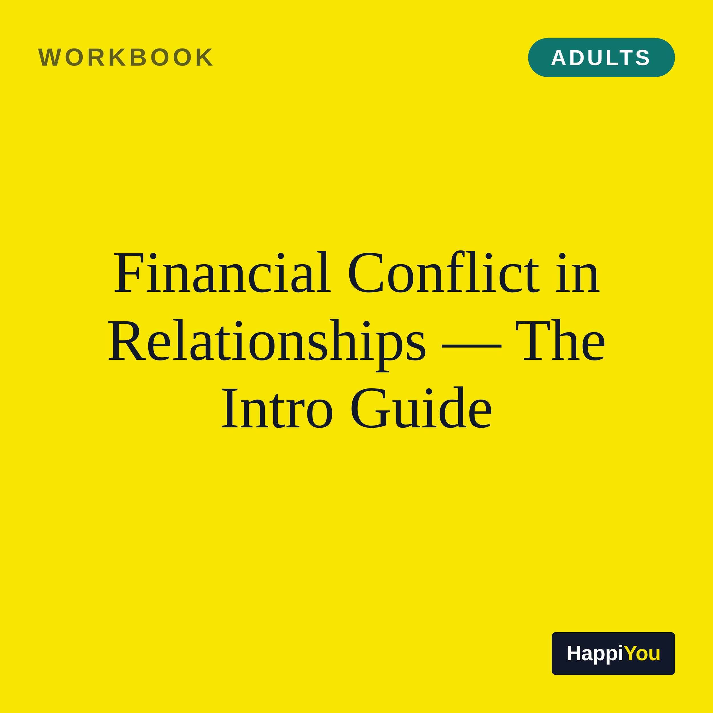 Financial Conflict in Relationships