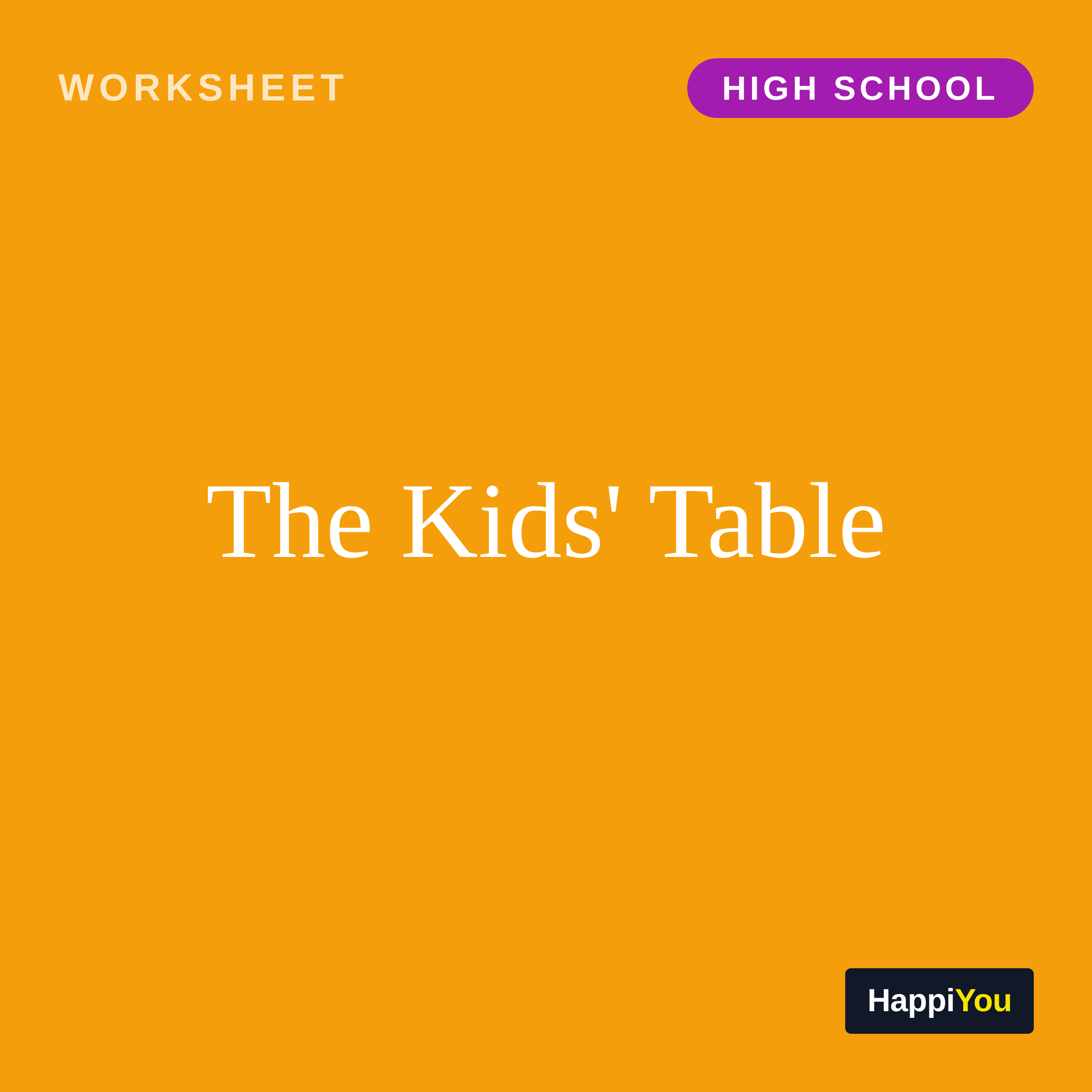 The Kids' Table