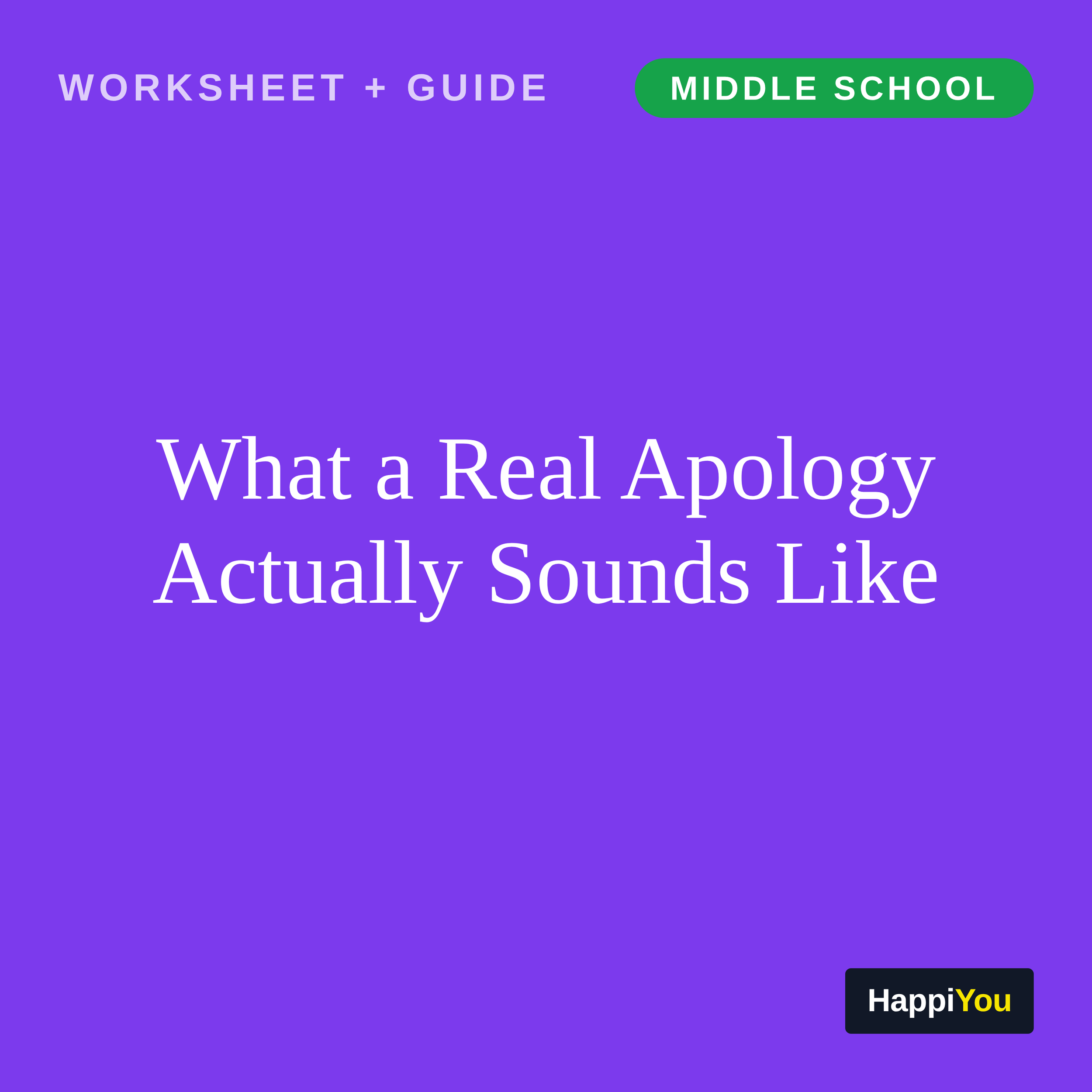 What a Real Apology Actually Sounds Like