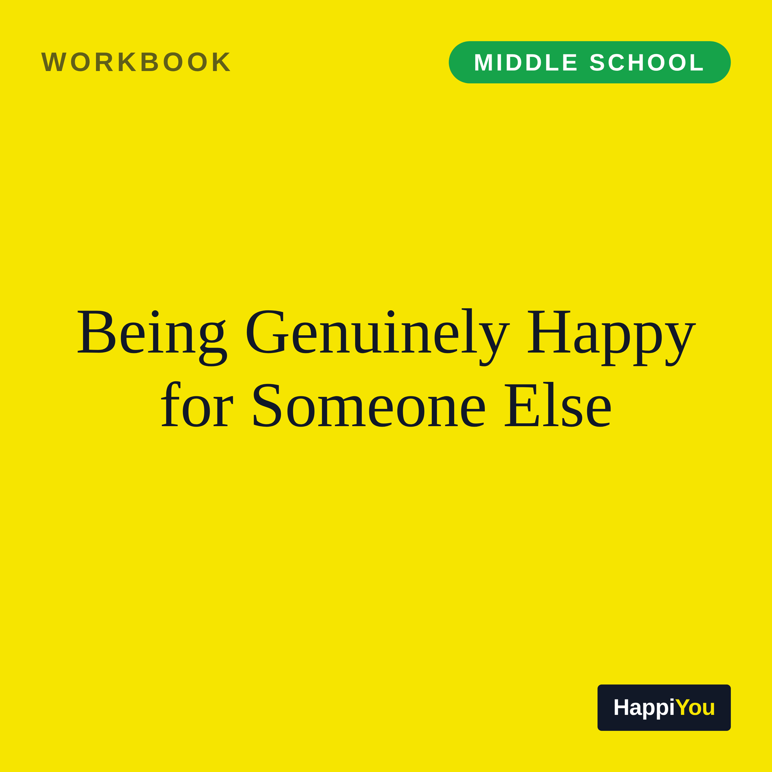 Being Genuinely Happy for Someone Else