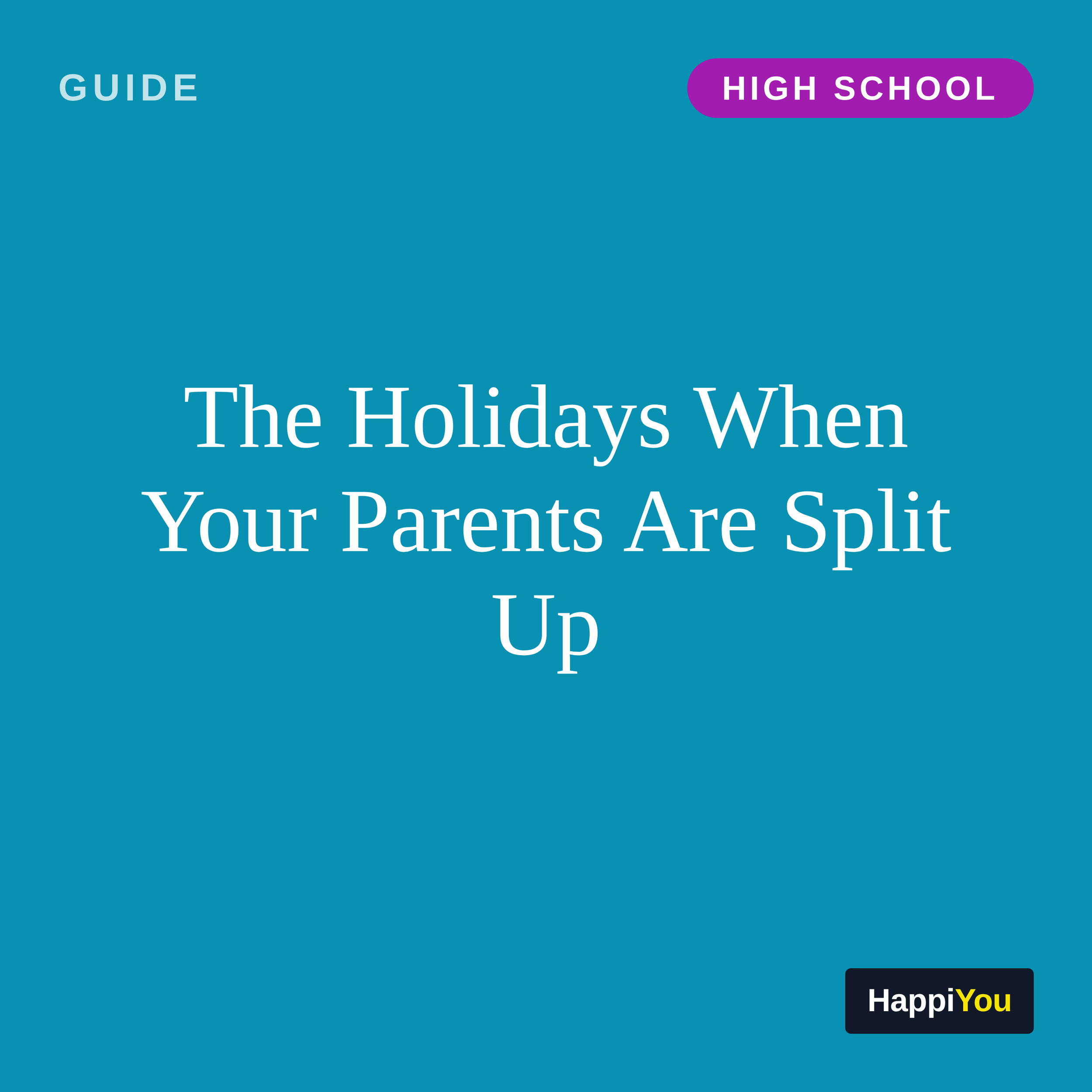 The Holidays When Your Parents Are Split Up