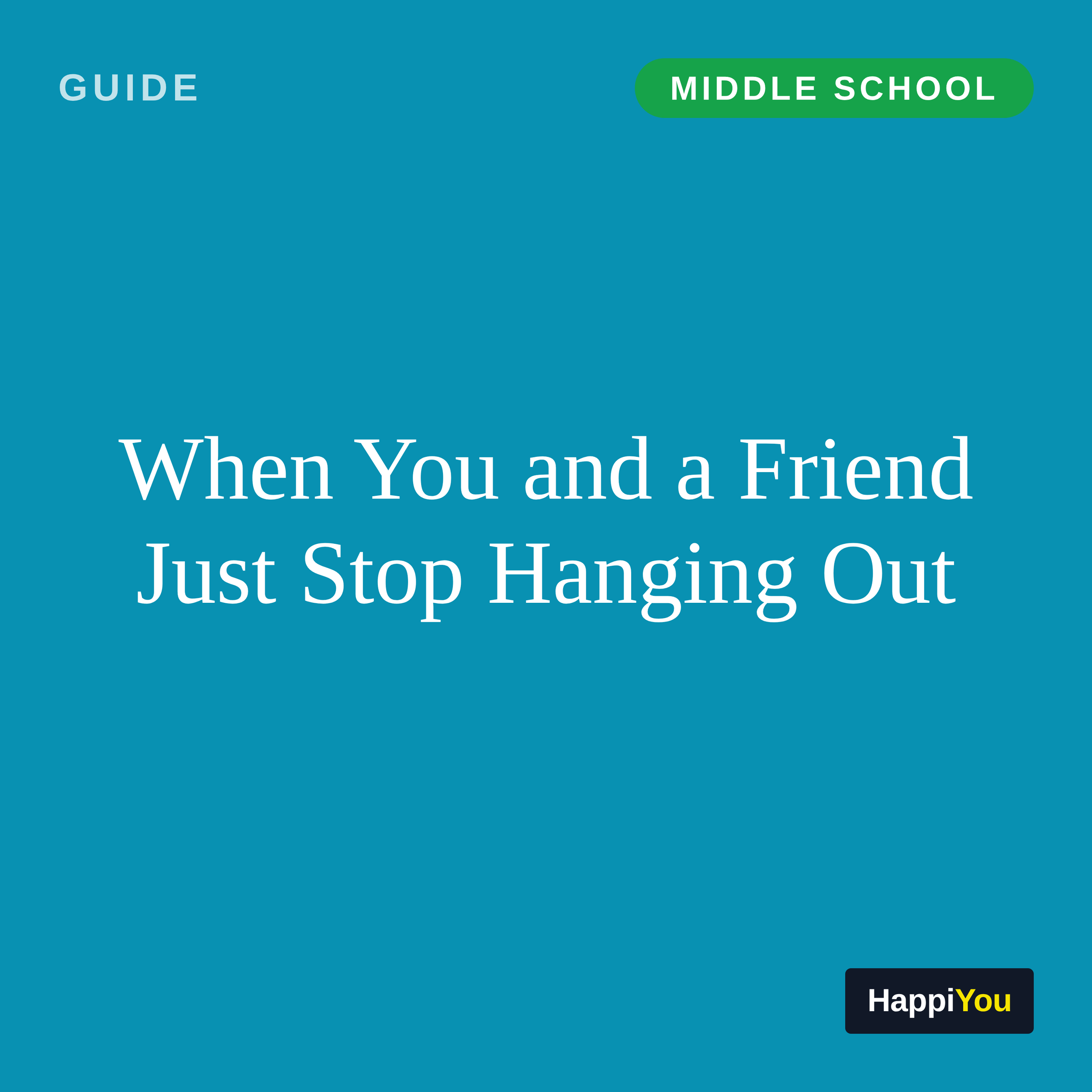 When Friendships Drift