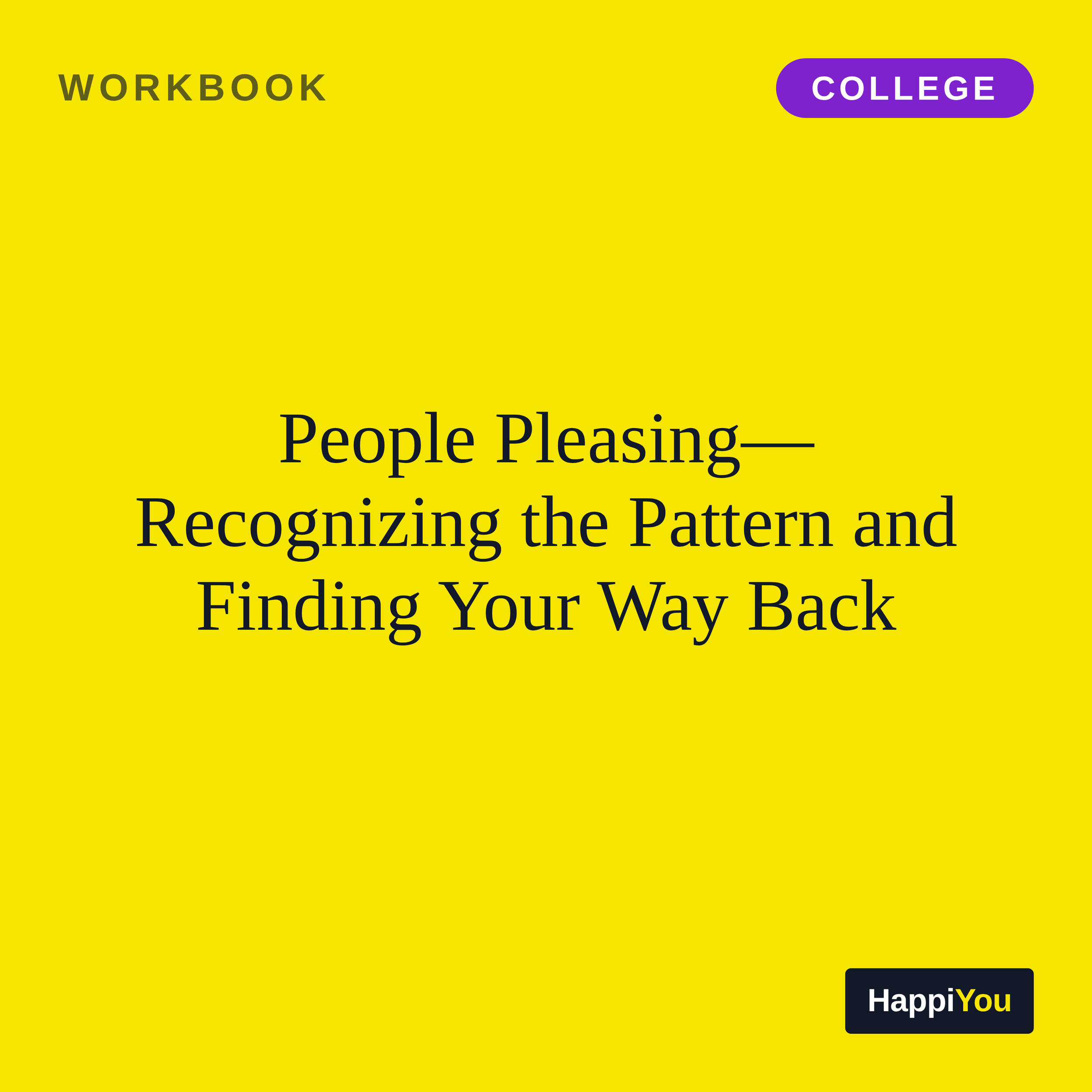 People Pleasing