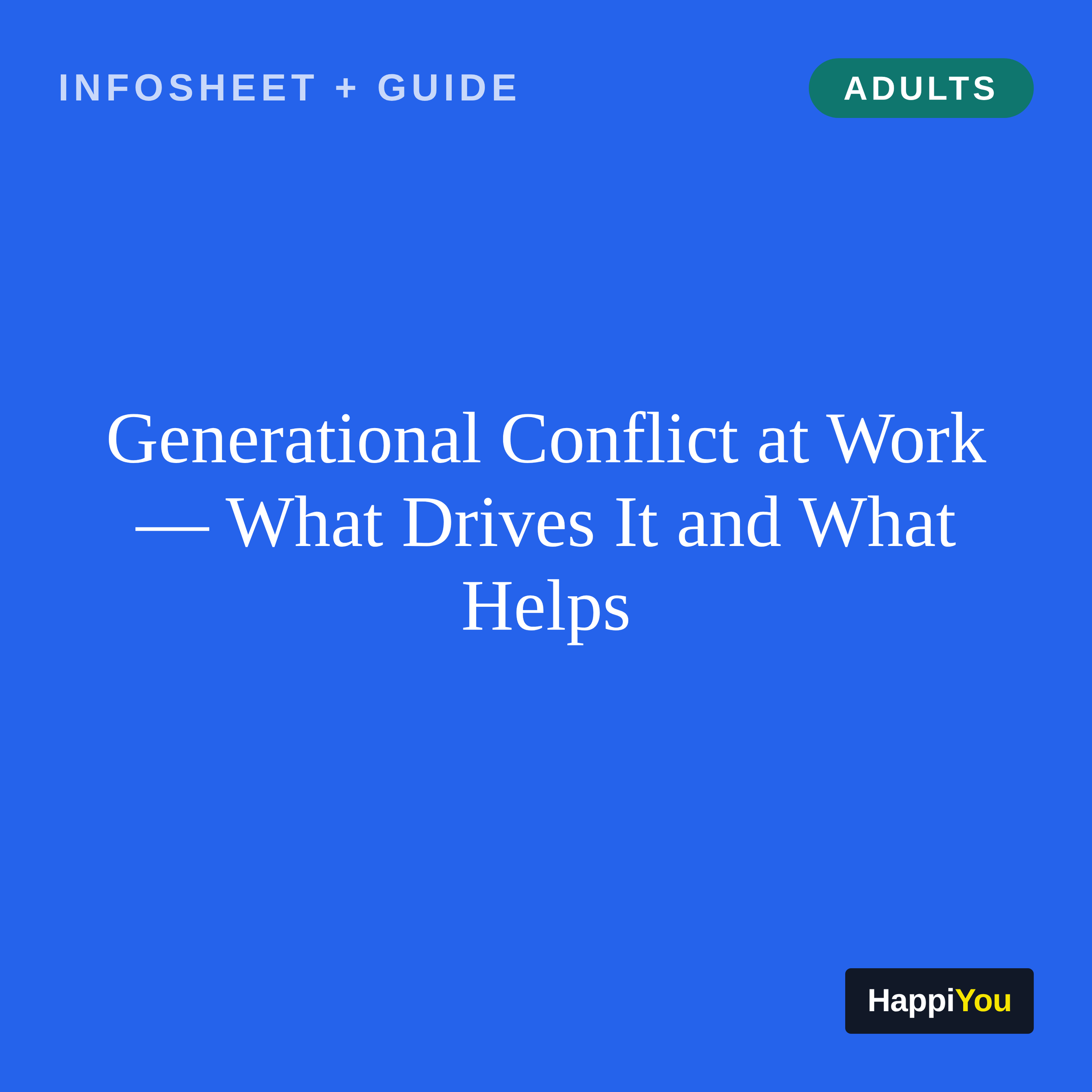 Generational Conflict at Work