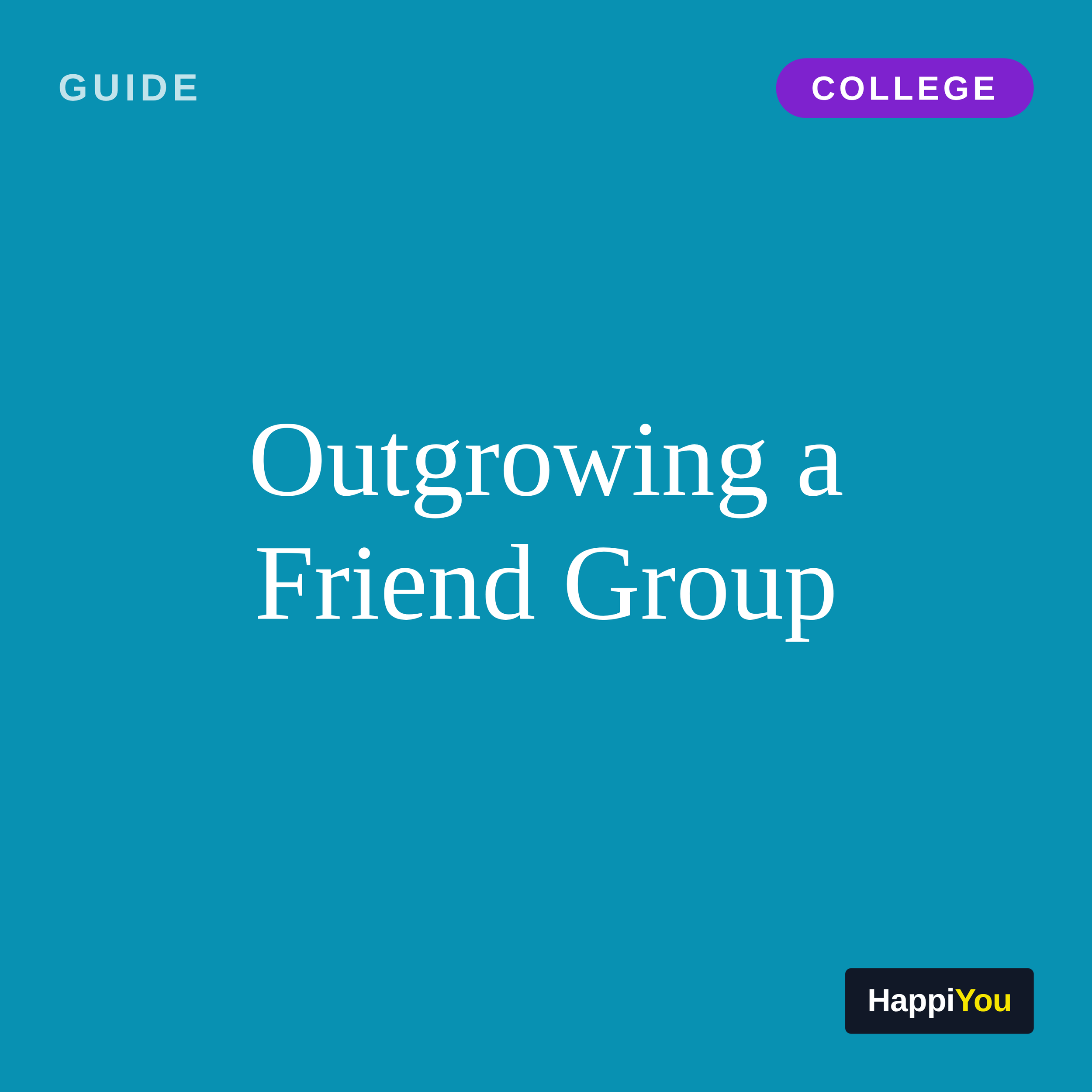Outgrowing a Friend Group