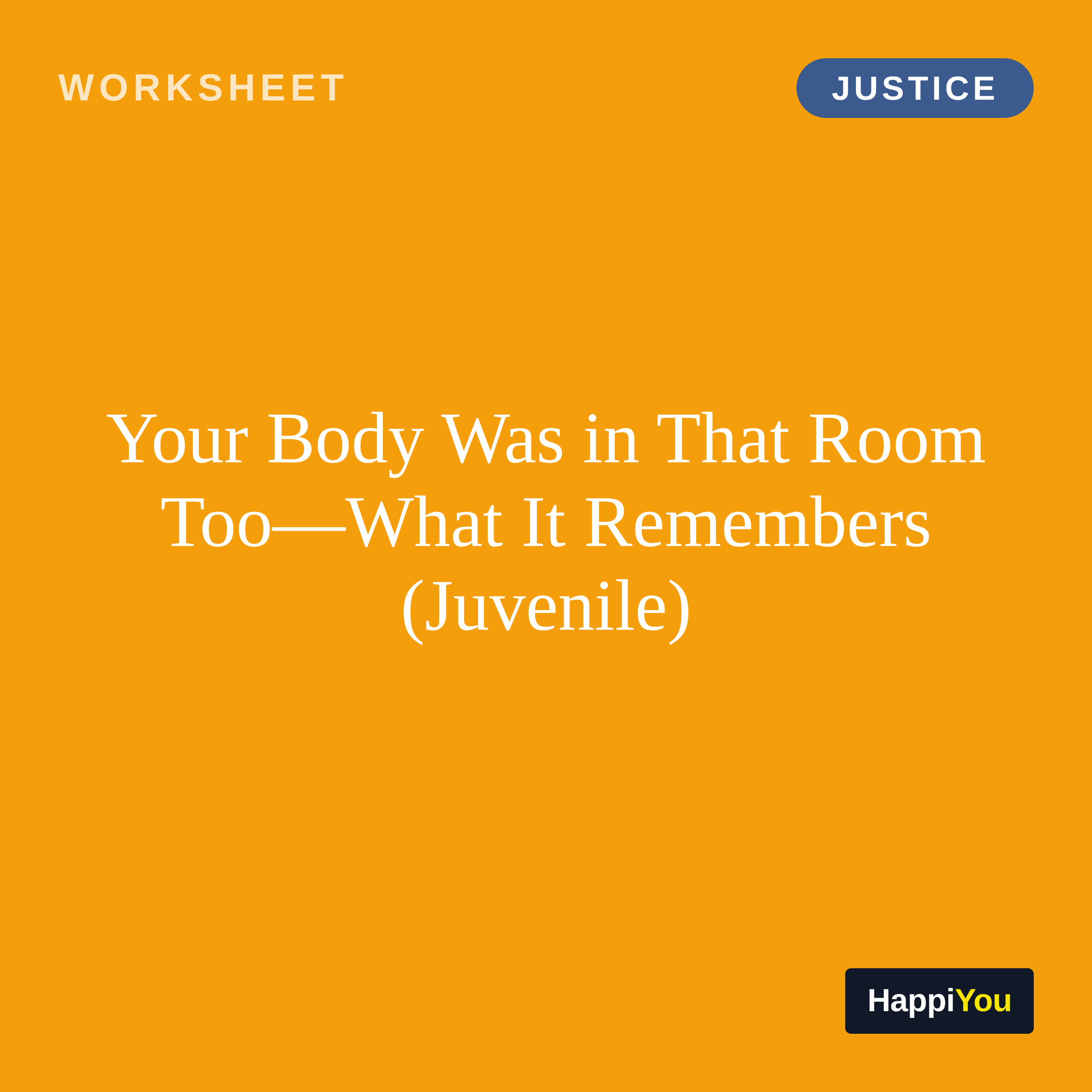 Your Body Was in That Room Too