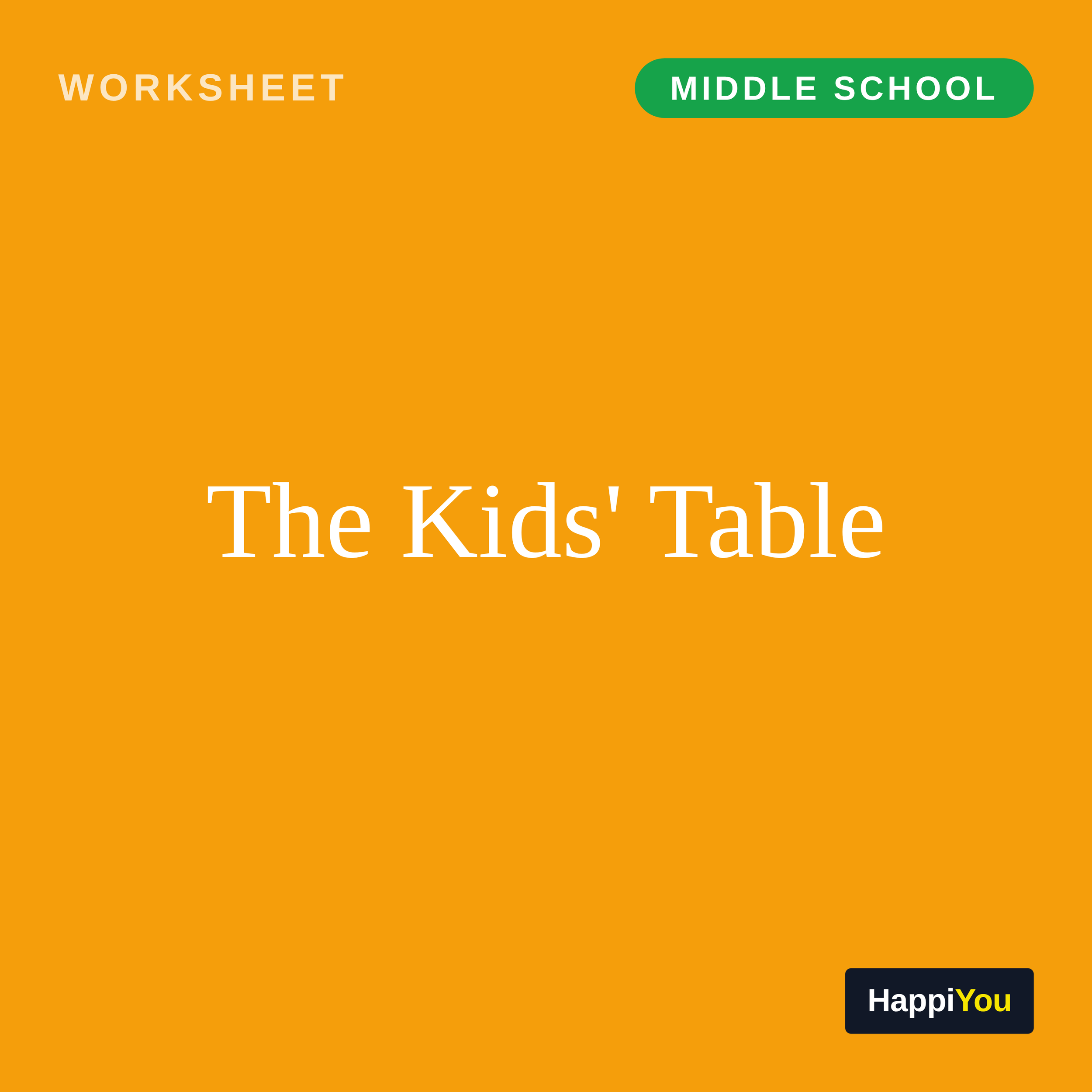 The Kids' Table