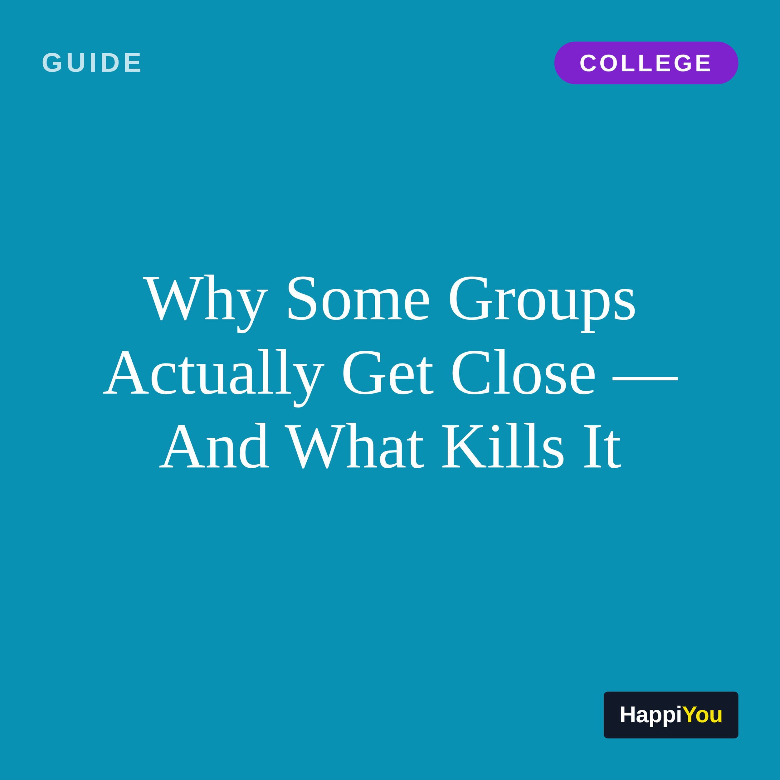 Trust Building in Groups
