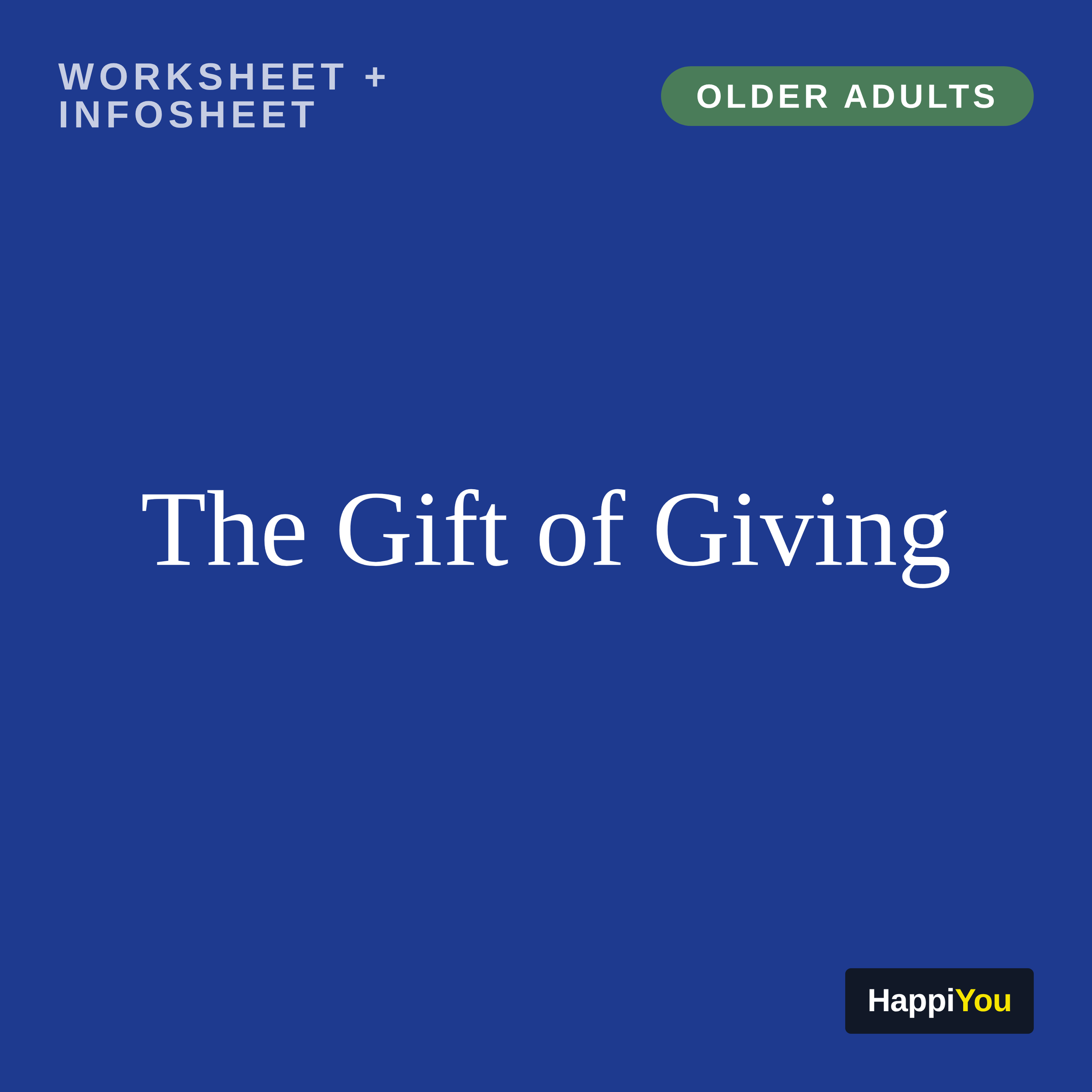 The Gift of Giving