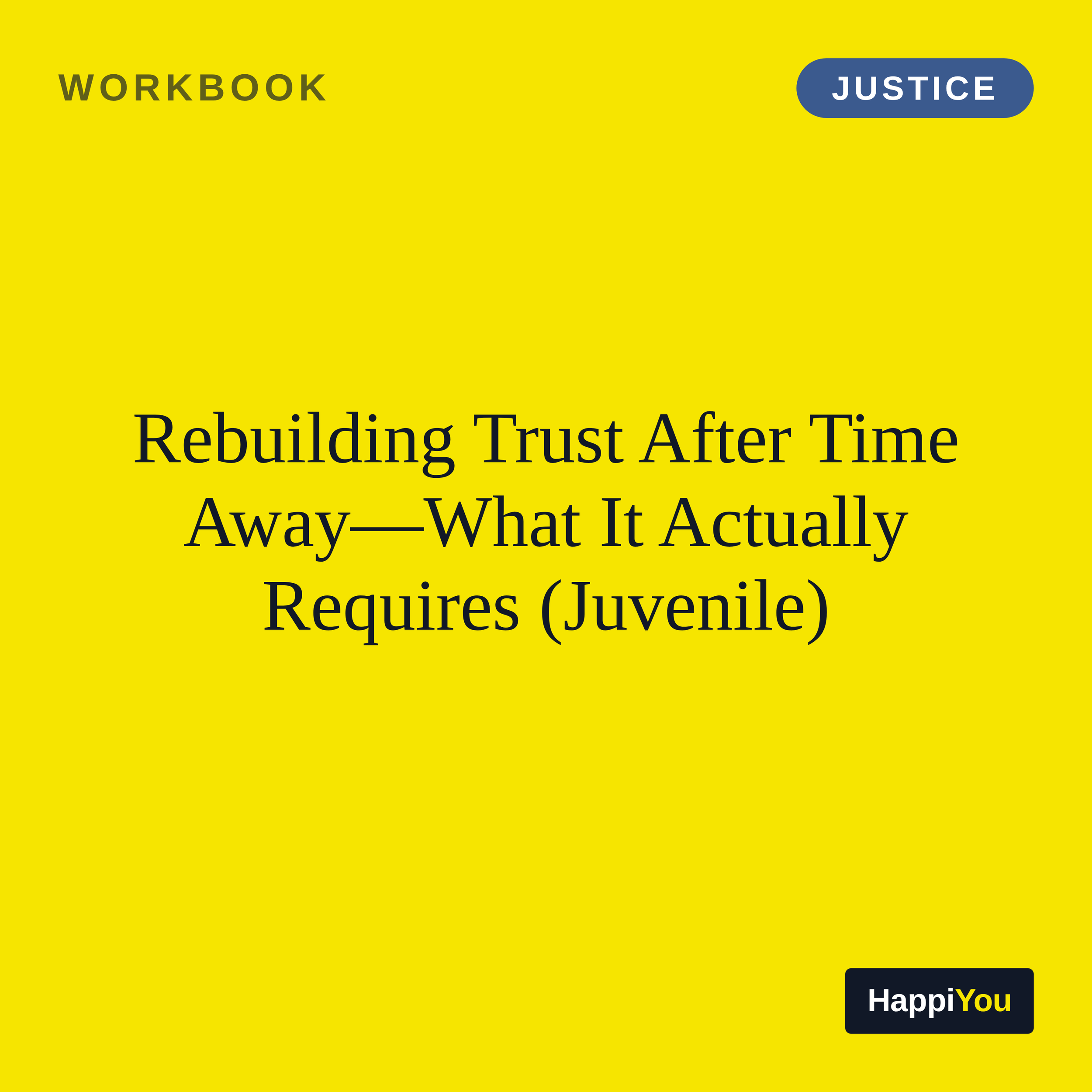 Rebuilding Trust After Time Away
