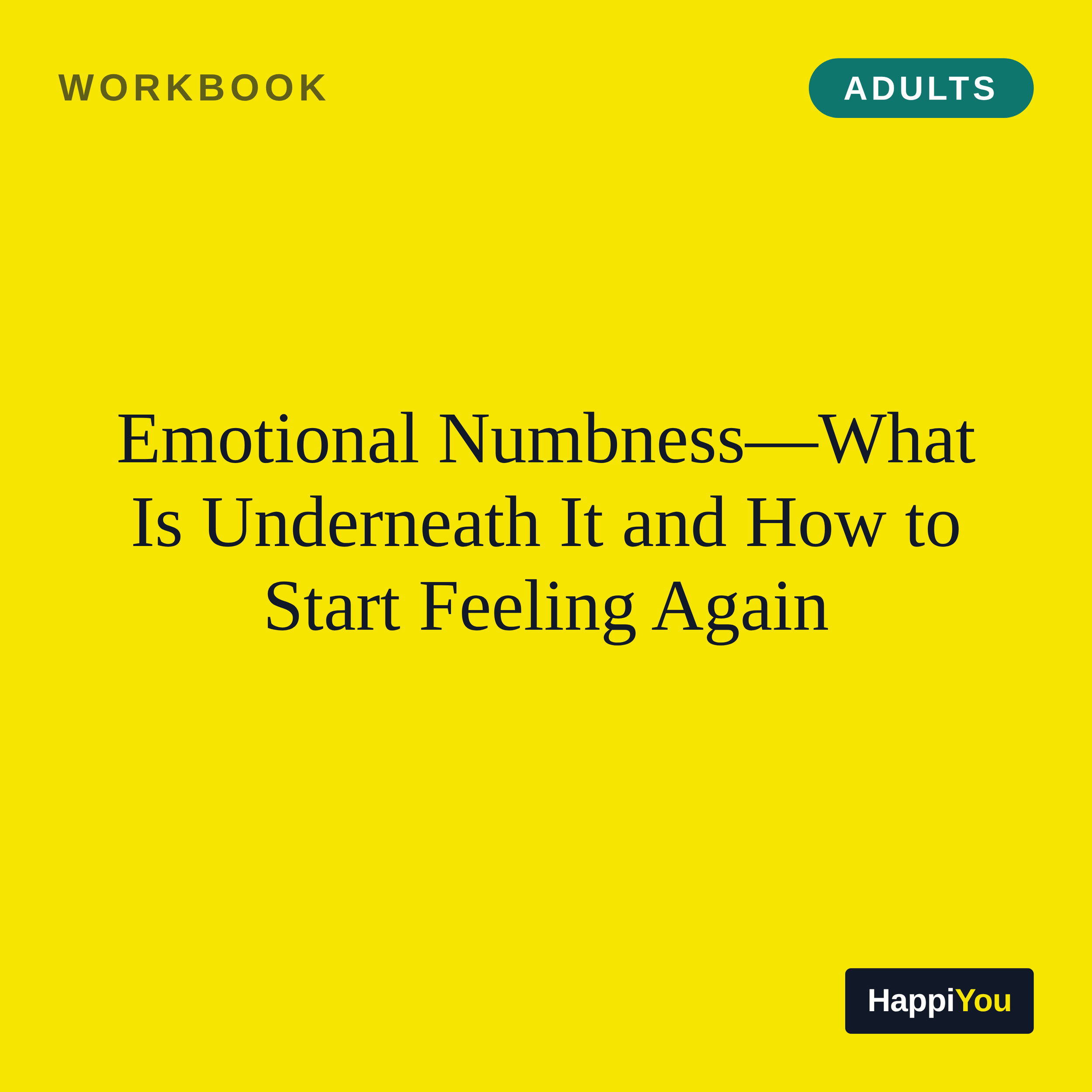 Emotional Numbness