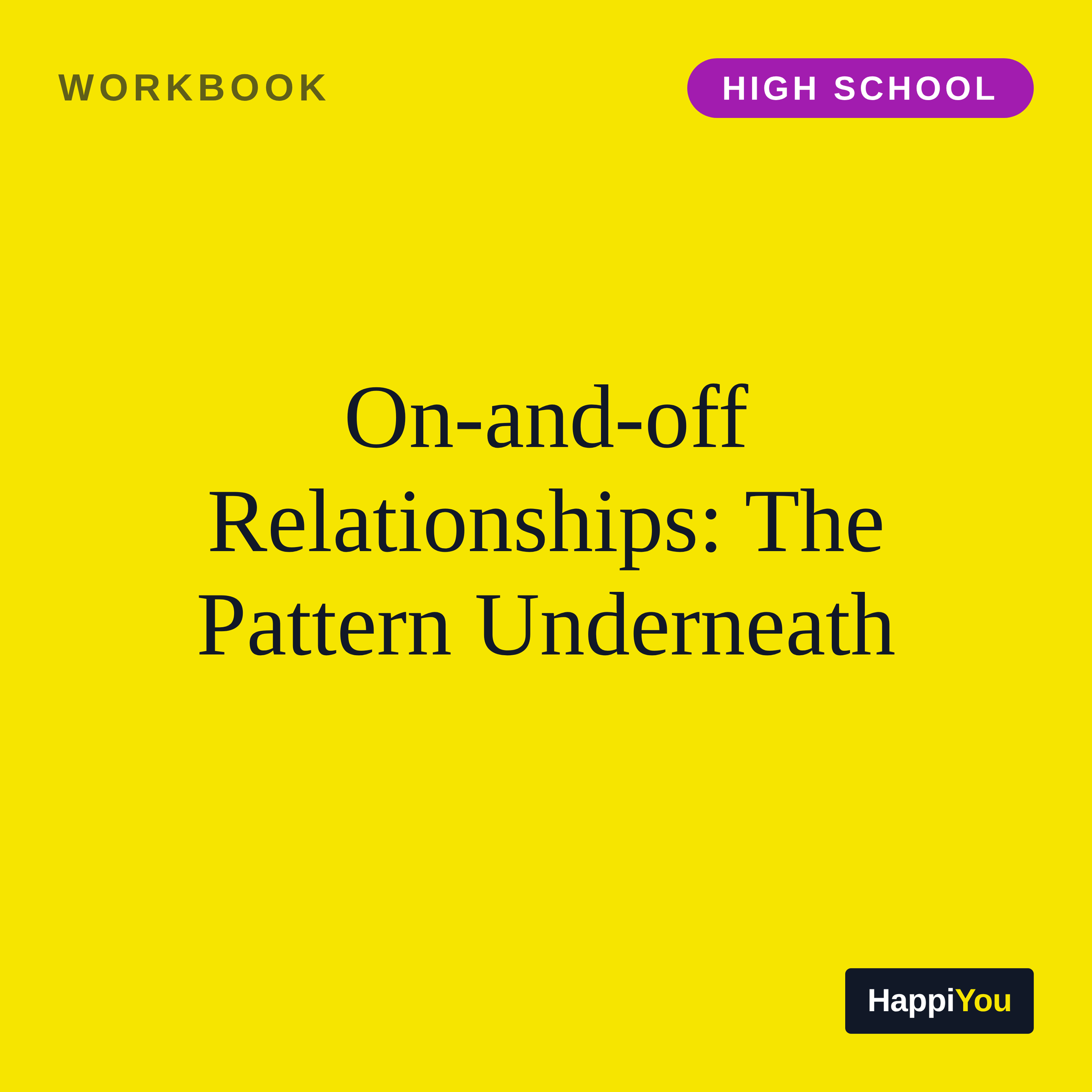 On-And-Off Relationships