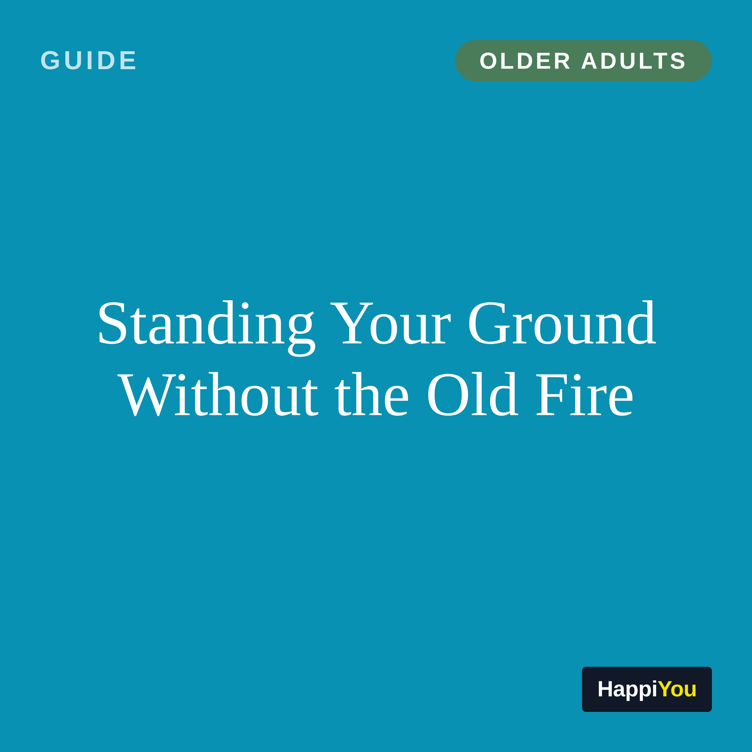 Standing Your Ground Without the Old Fire