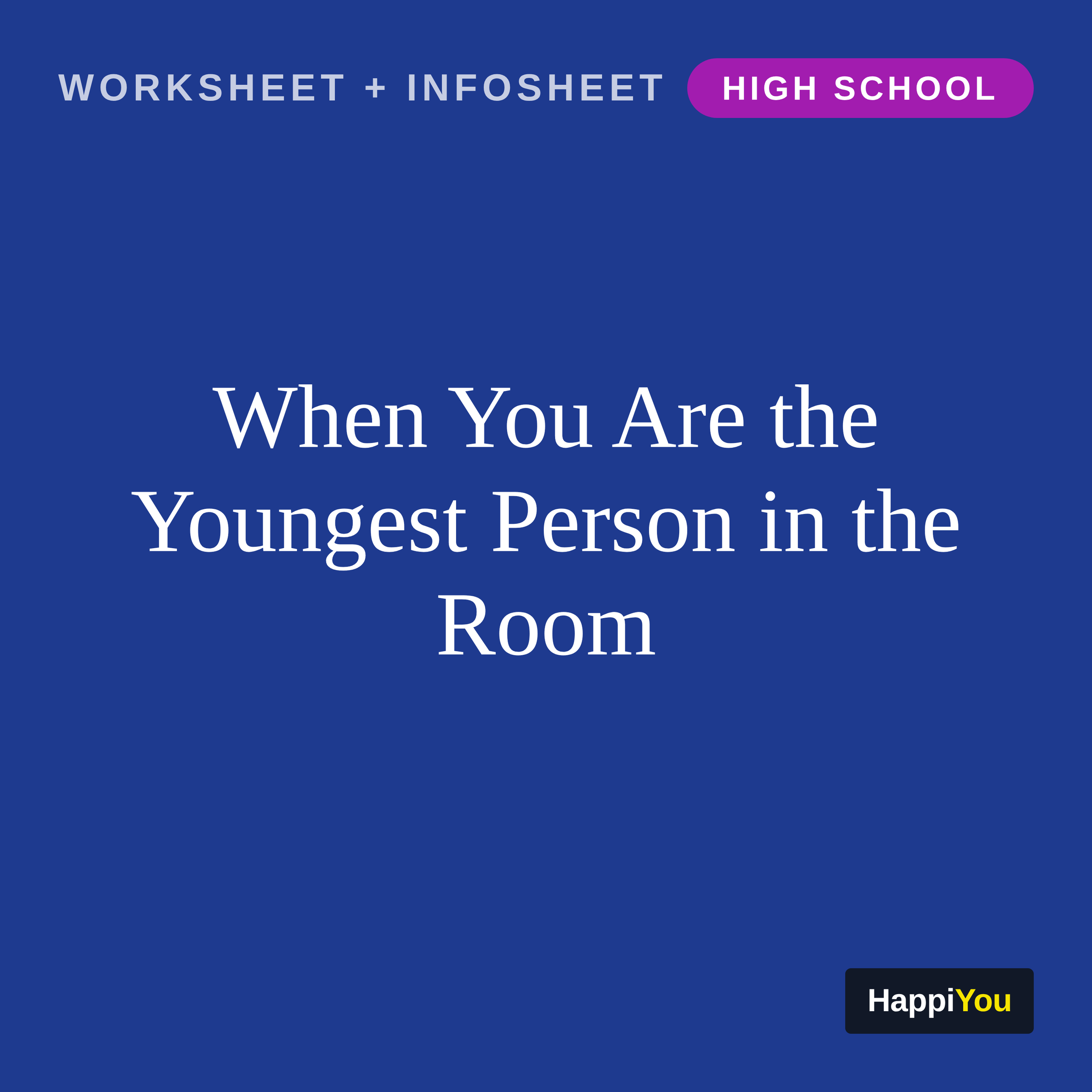 Being the Youngest One on the Shift