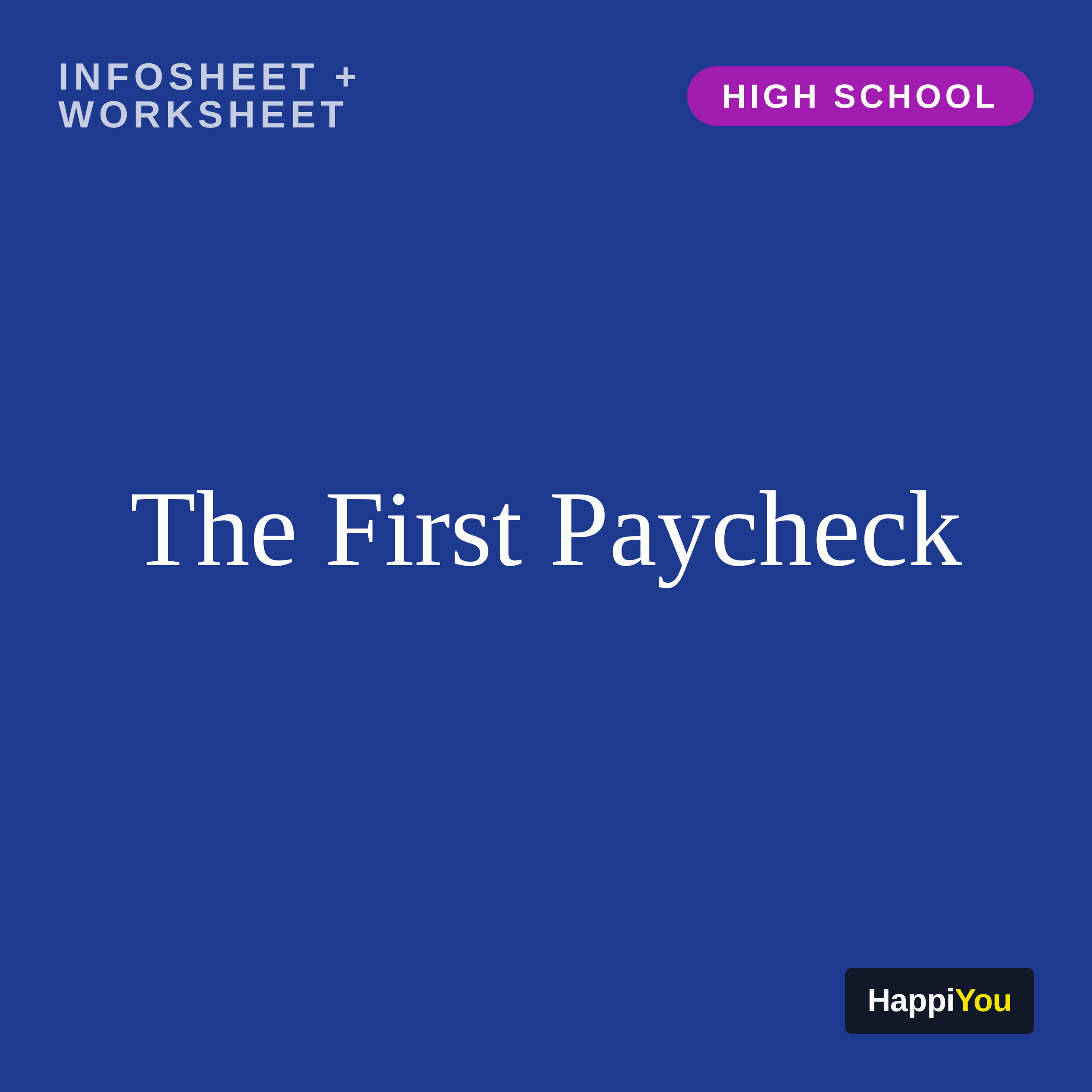 The First Paycheck