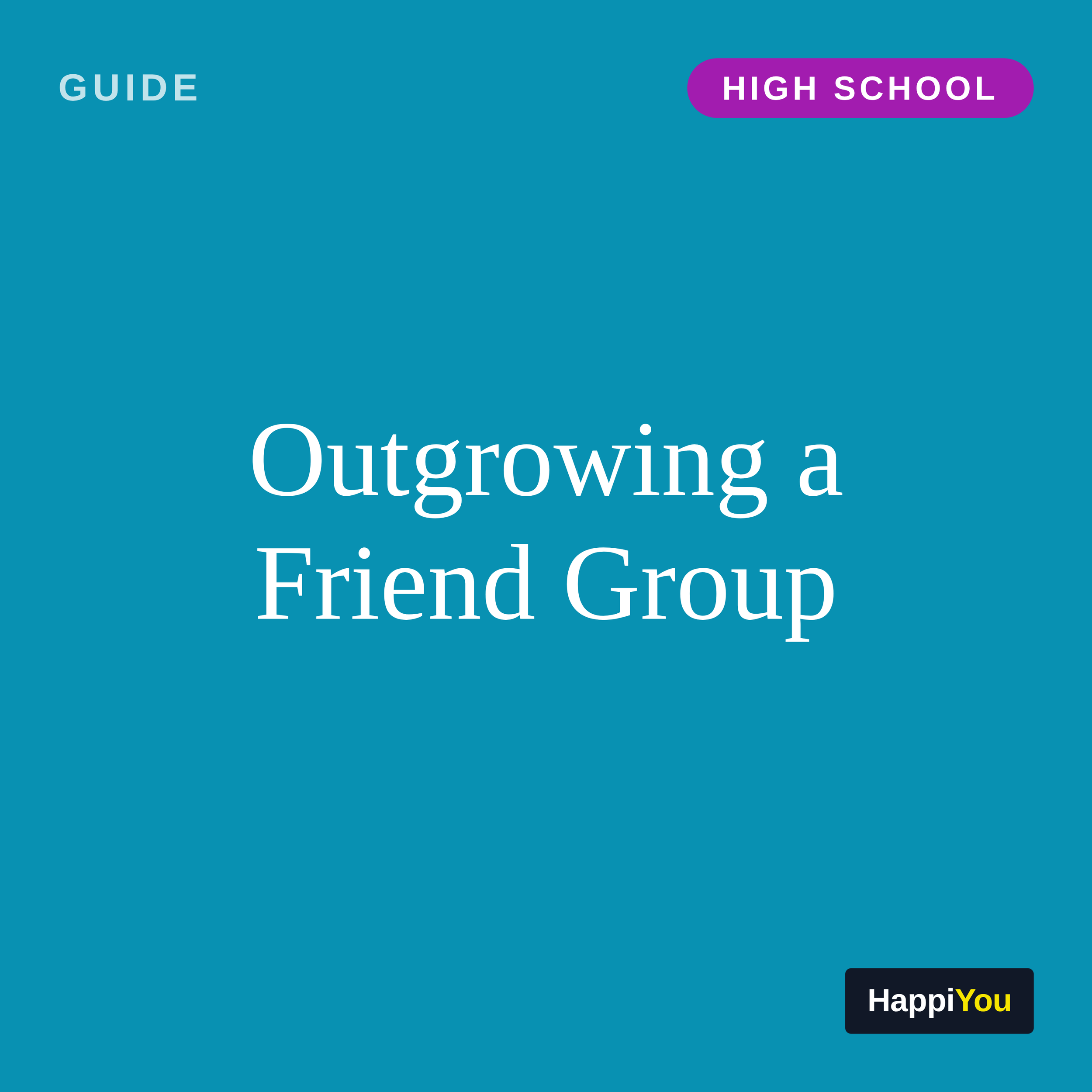 Outgrowing a Friend Group