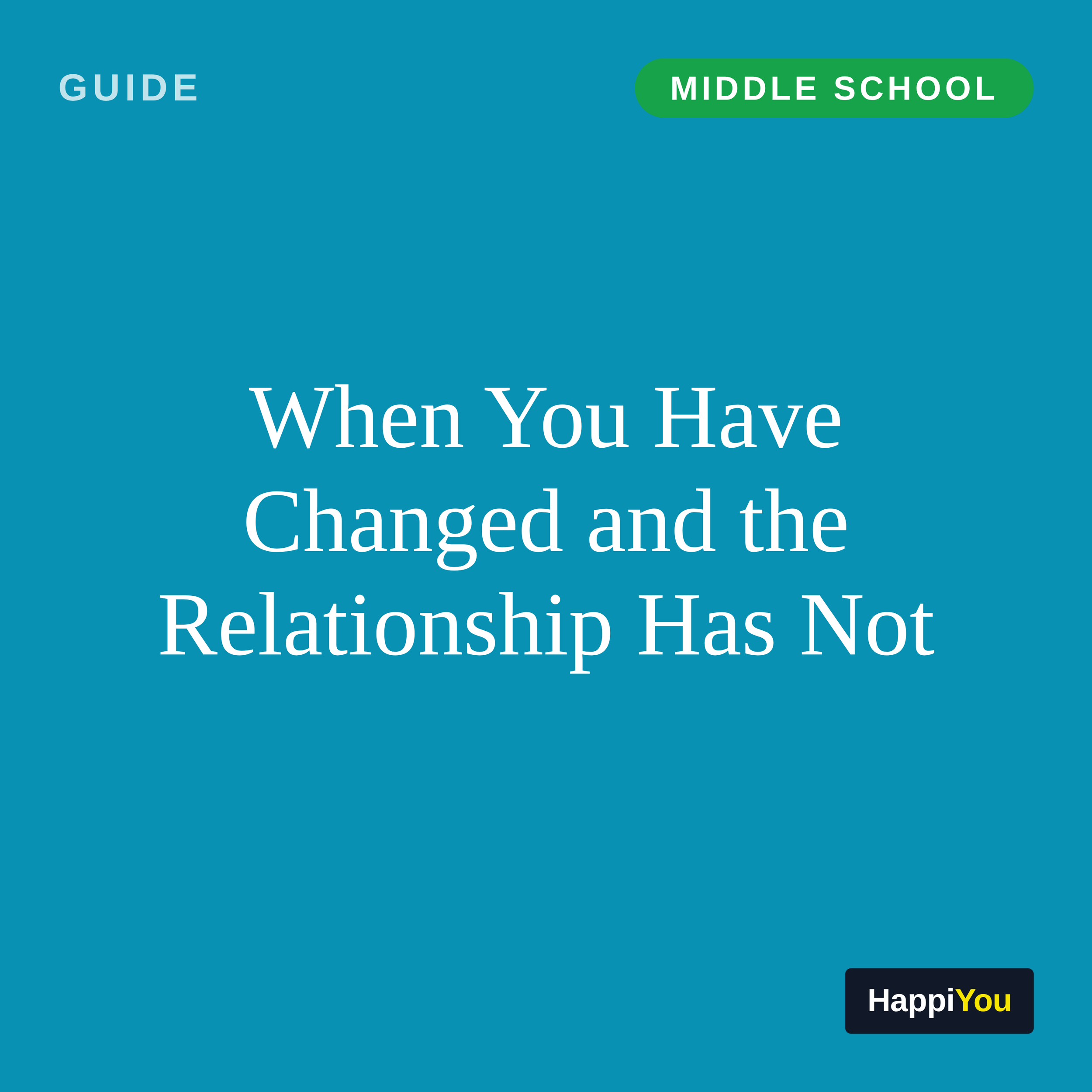 When You Have Changed and the Relationship Has Not