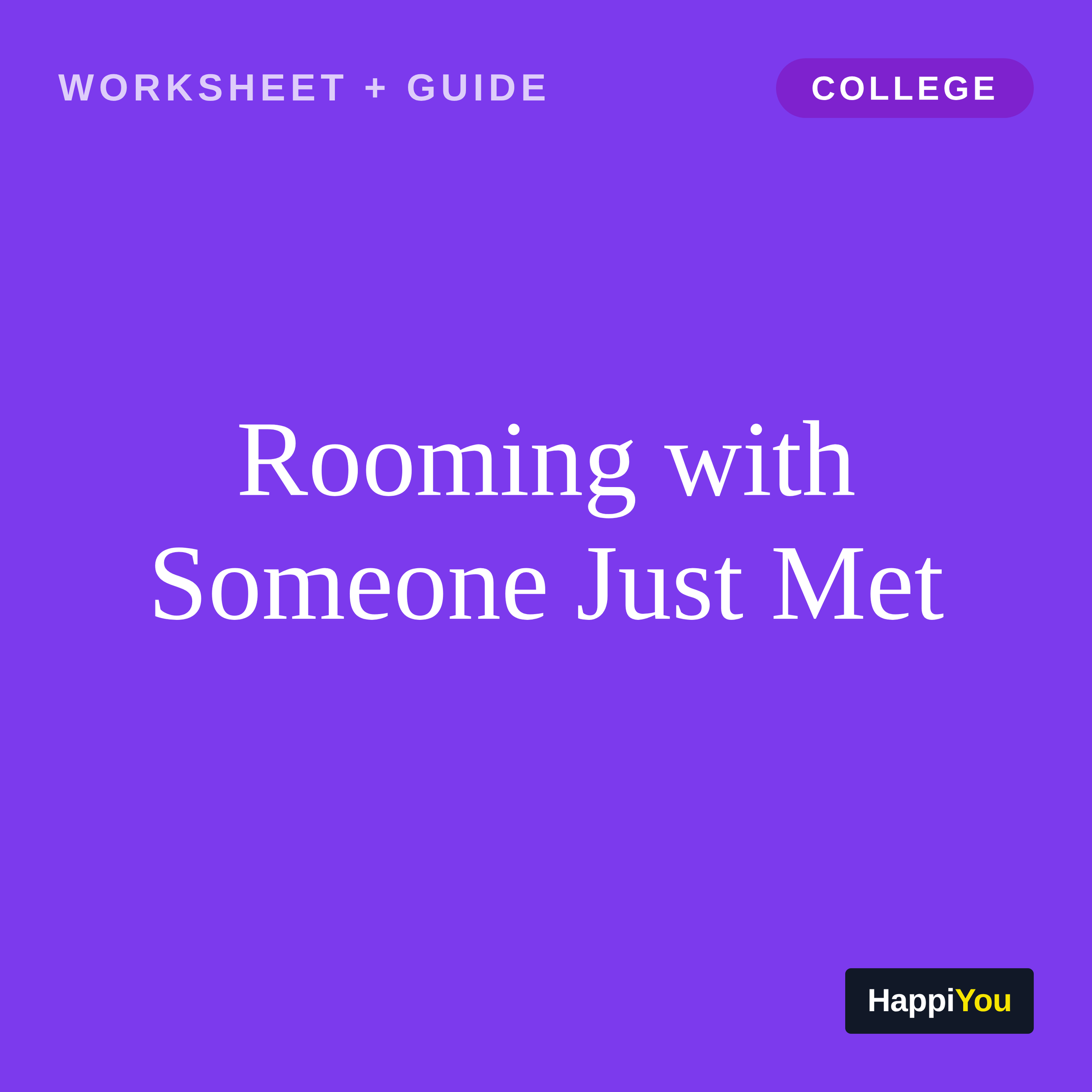 Roommate Conflict