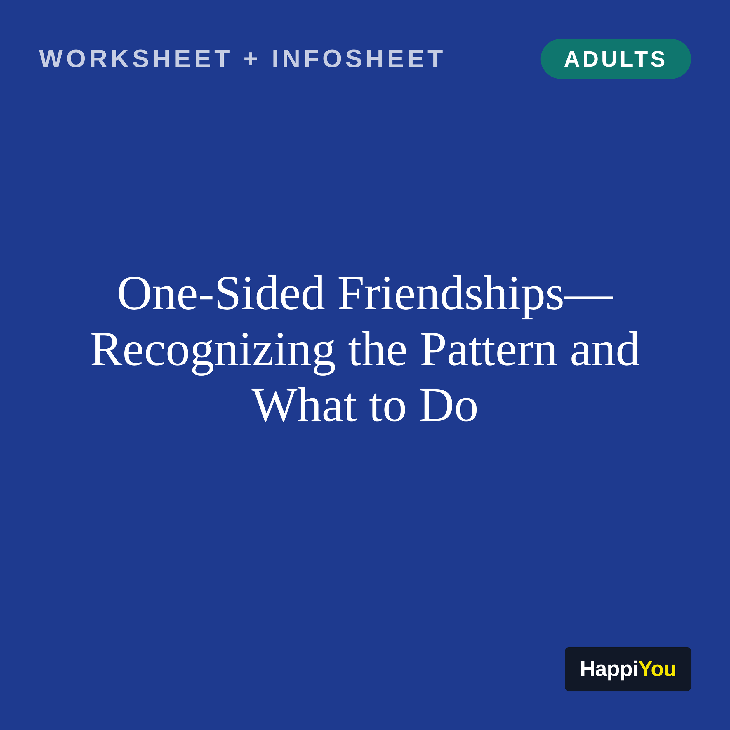 One-sided Friendships