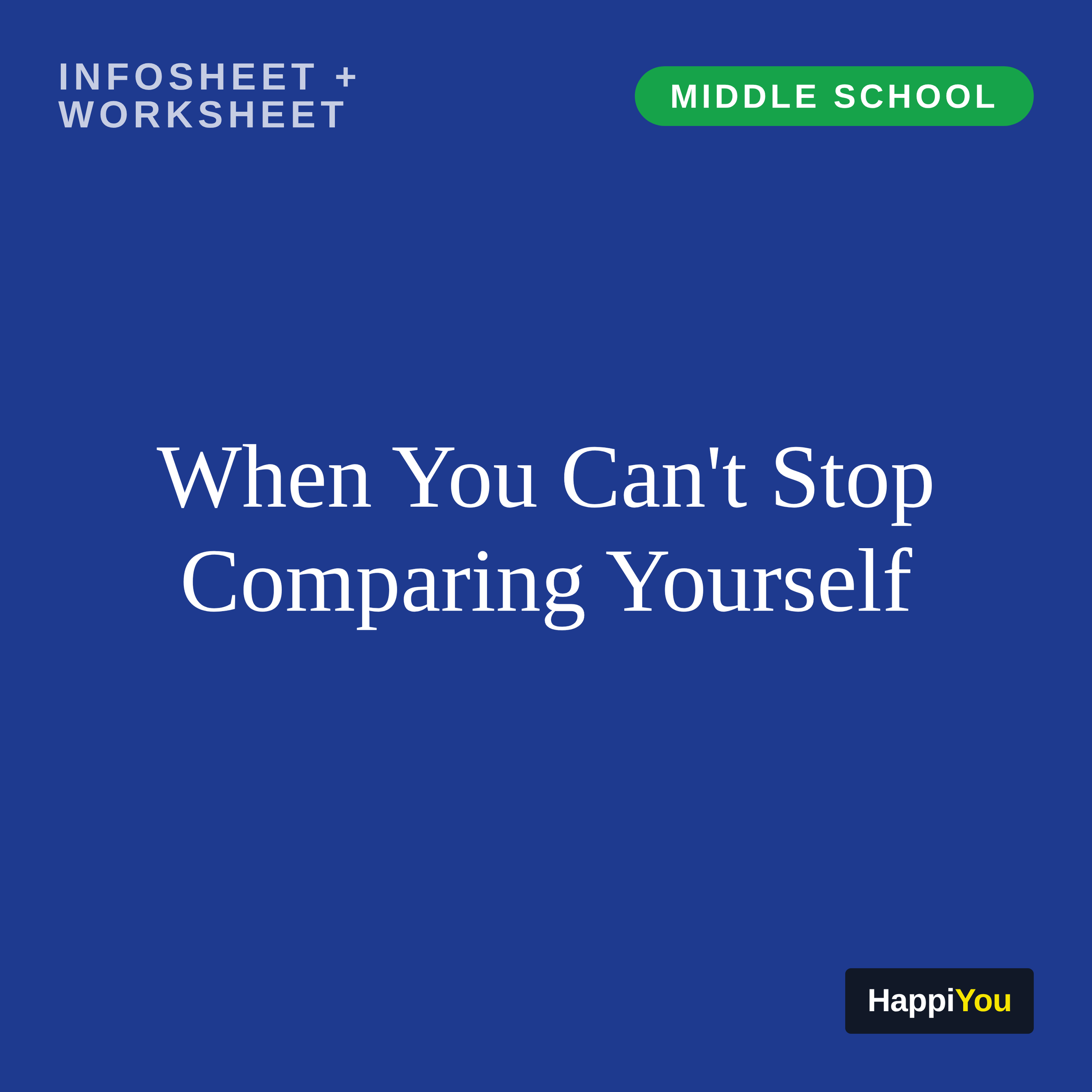 When You Can’t Stop Comparing Yourself