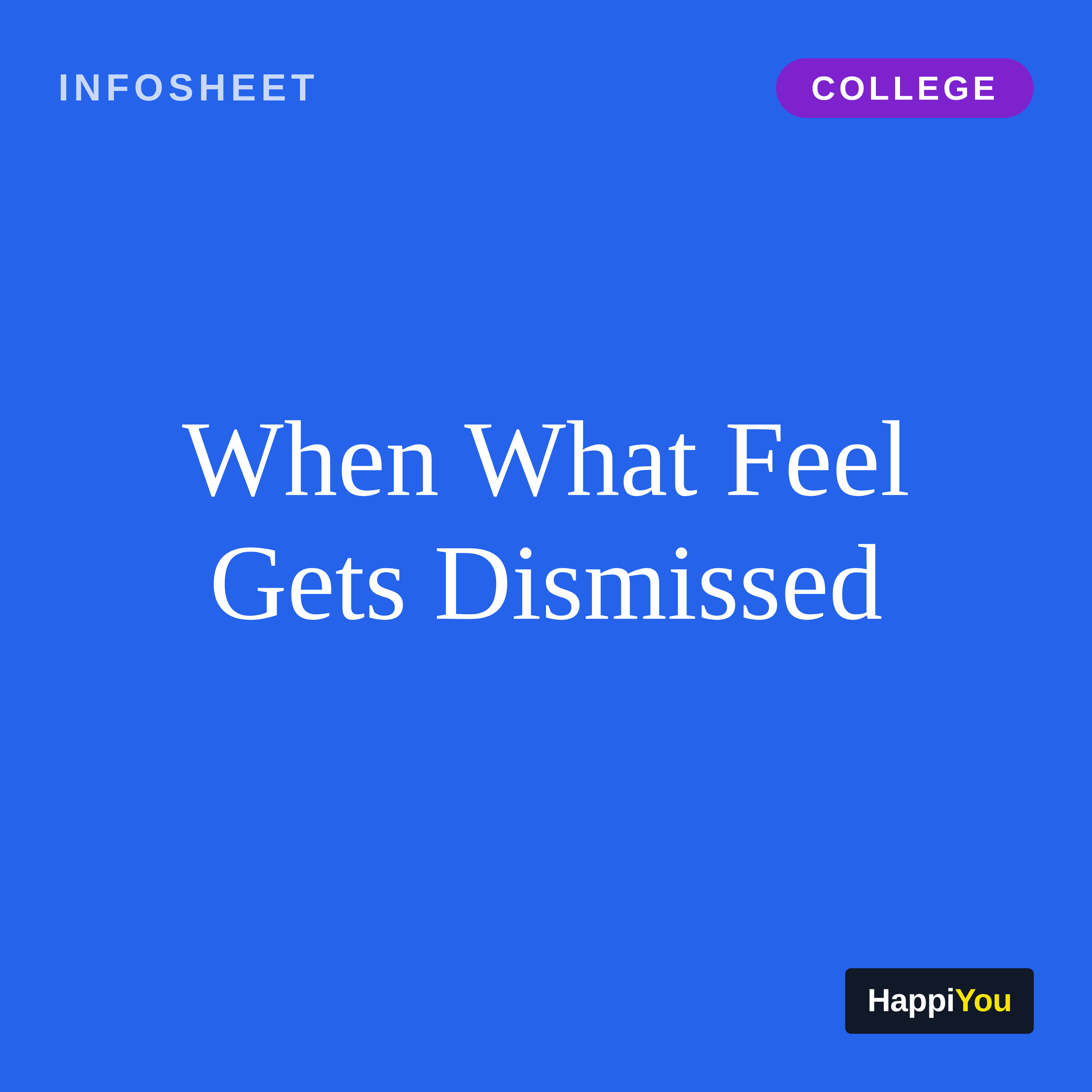 Emotional Invalidation in Families