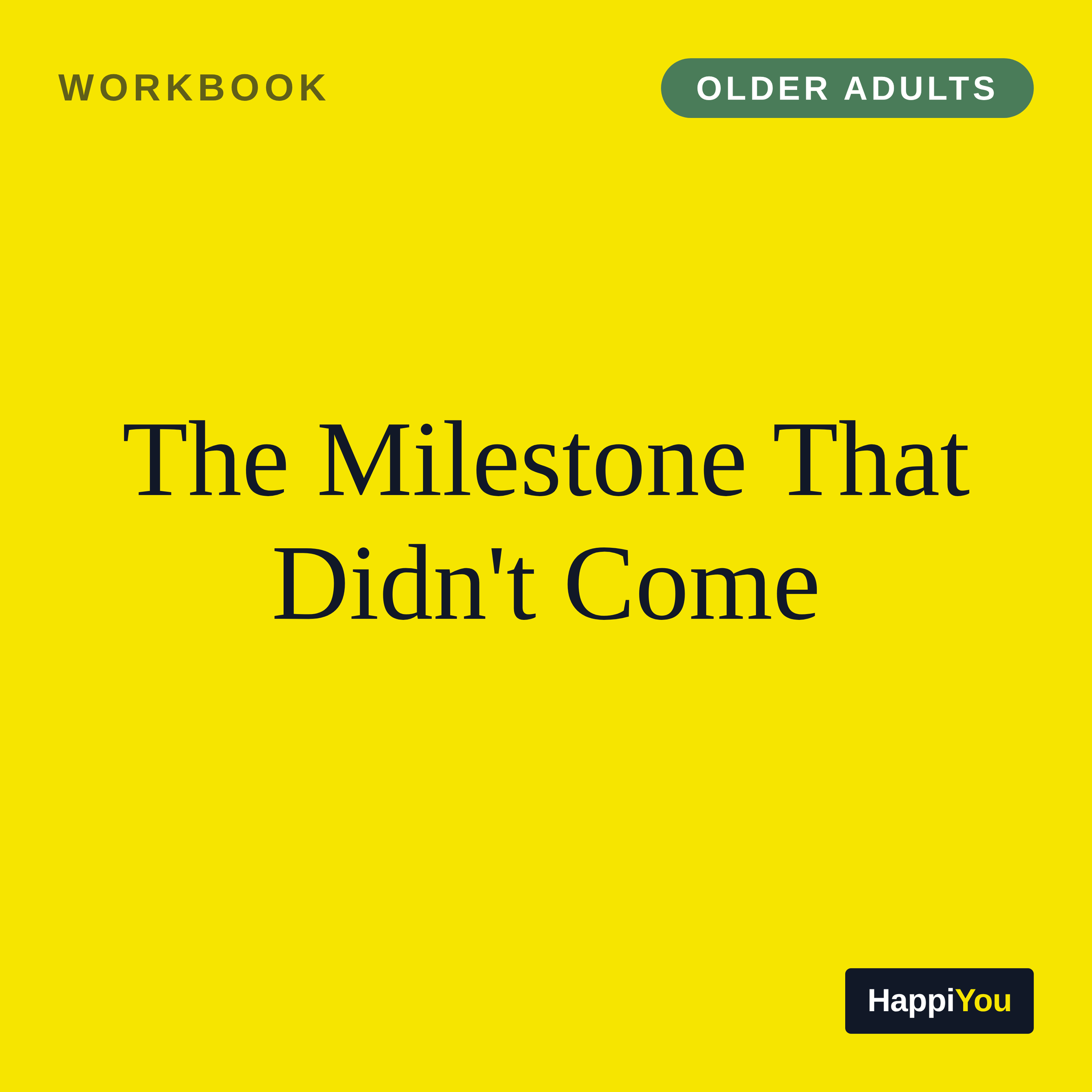 The Milestone That Didn't Come