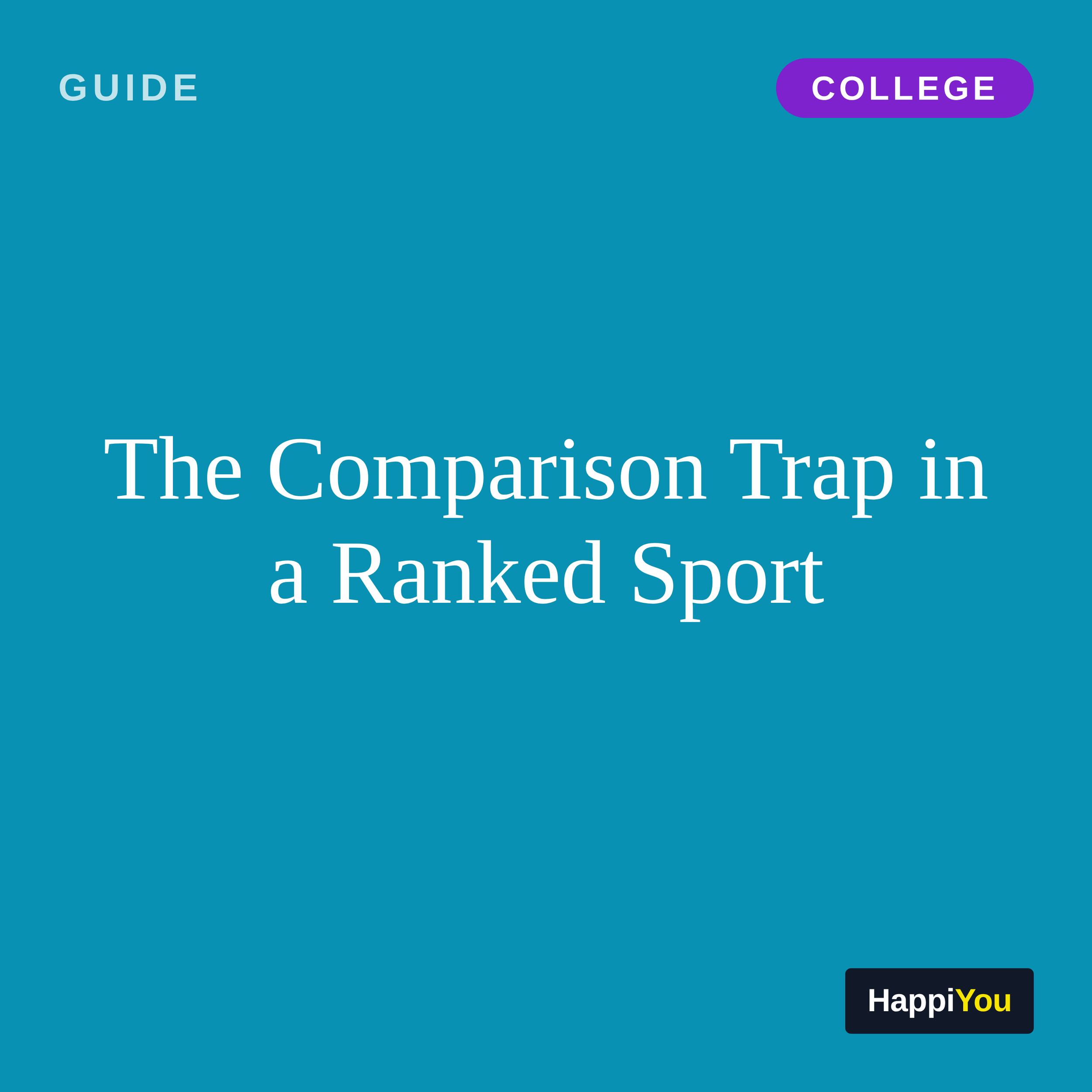 The Comparison Trap in a Ranked Sport