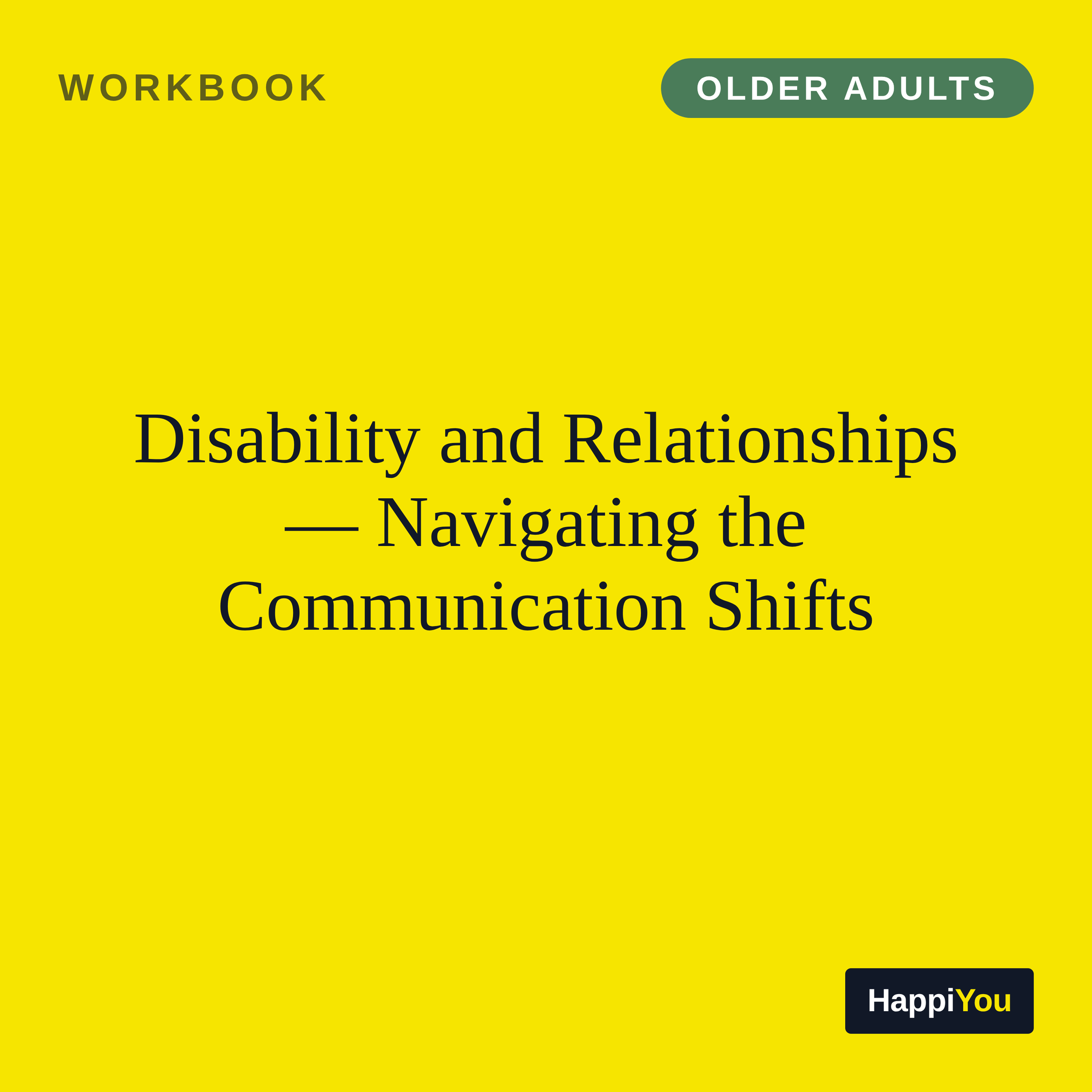 Disability and Relationships